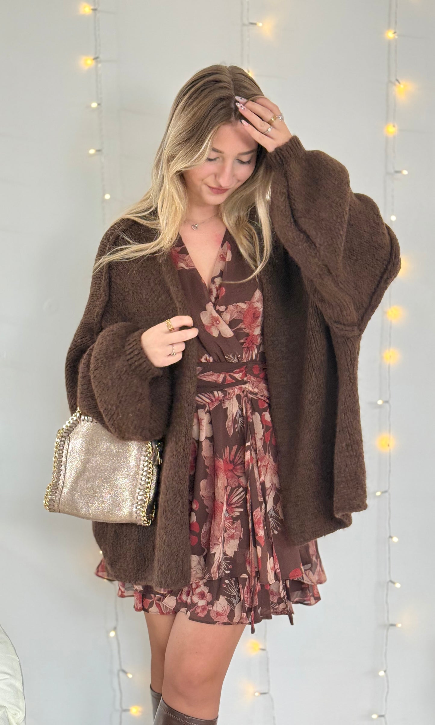 Gilet chocolat ABBY 🇮🇹