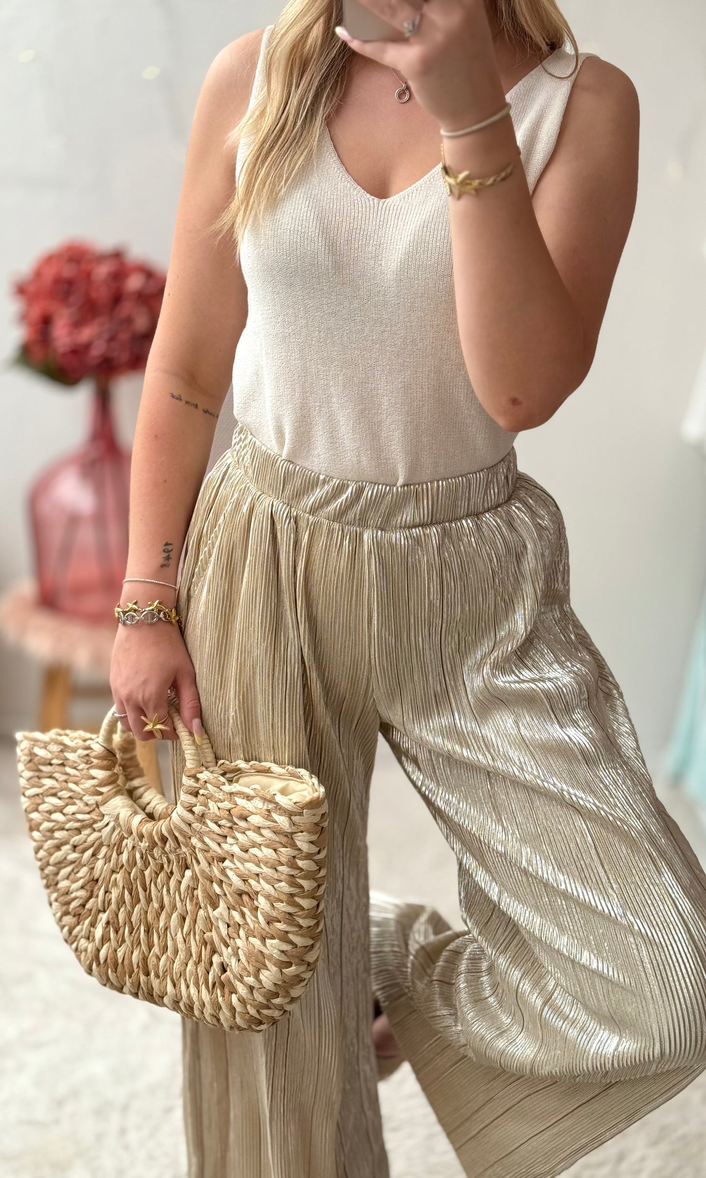 Pantalon plissé DIVA