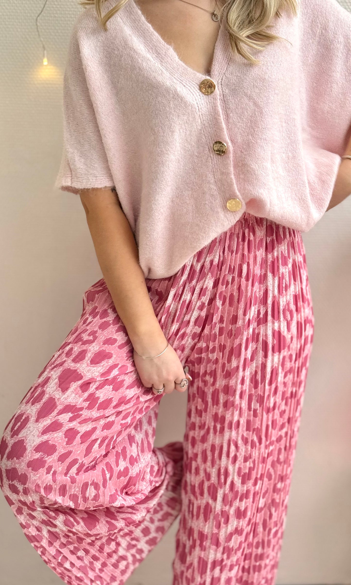 Pantalon plissé léopard CANDICE 🇮🇹