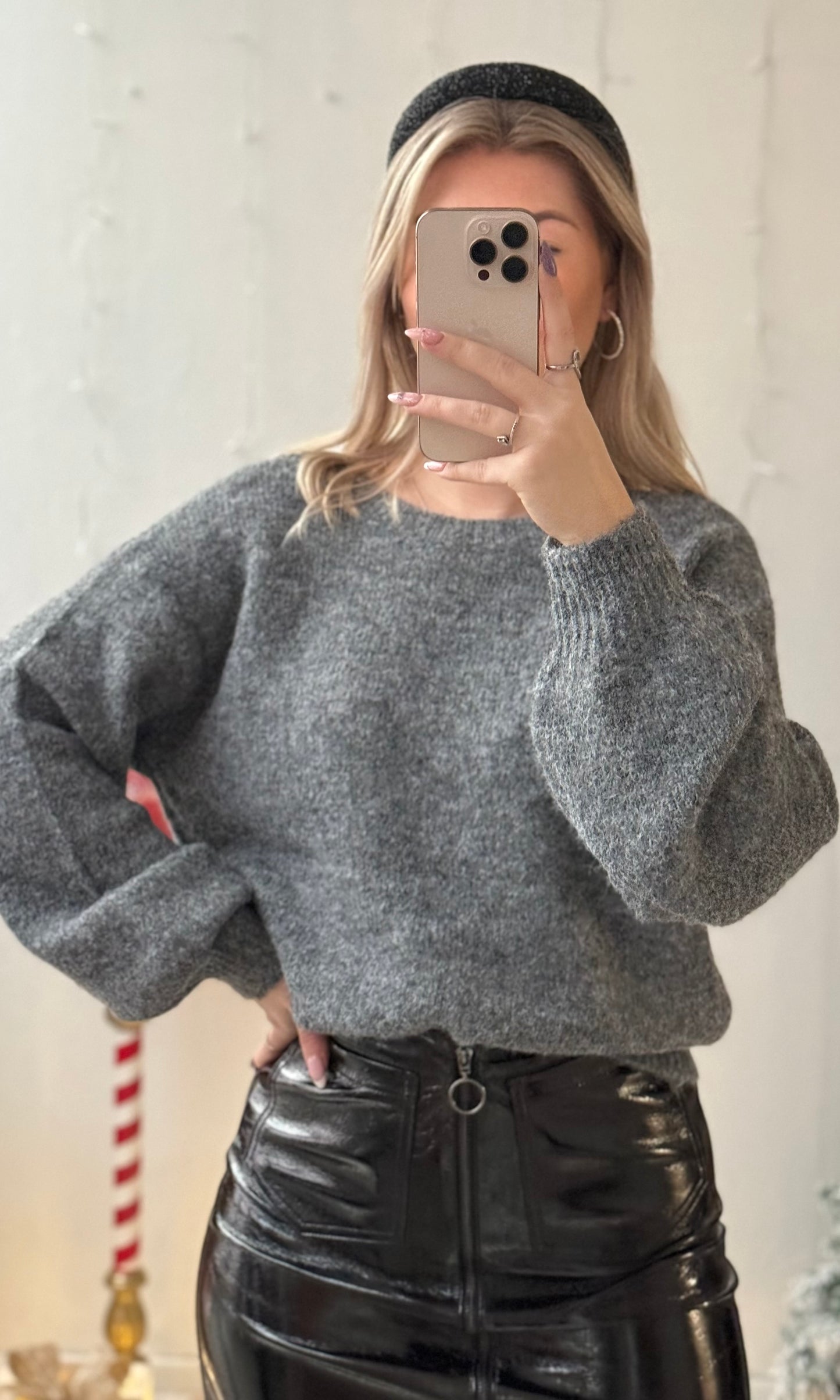 Pull gris GIN
