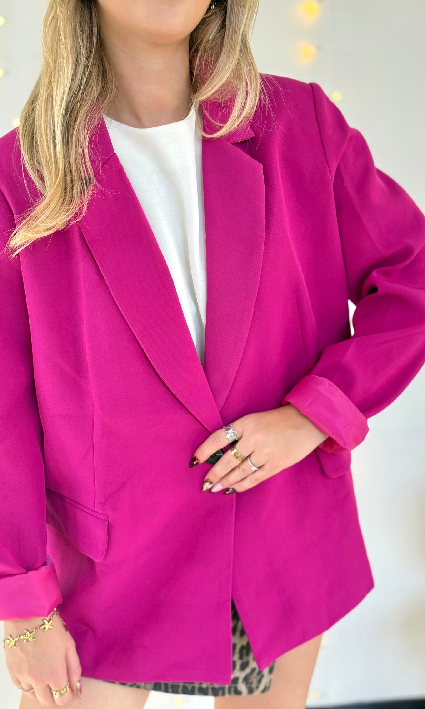 Blazer magenta SERENA