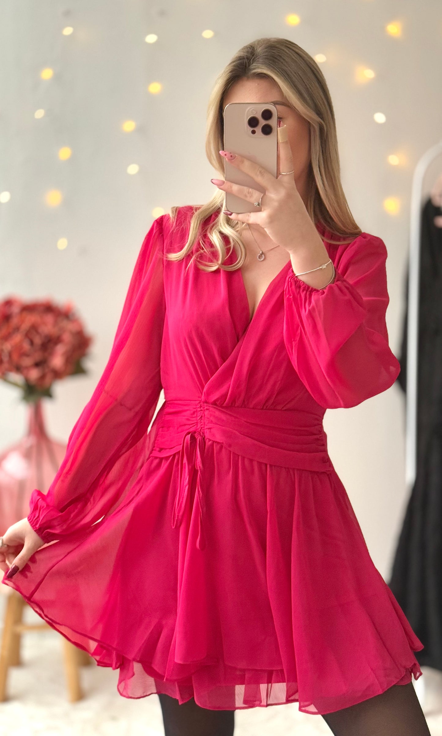 Robe rose ISADORA