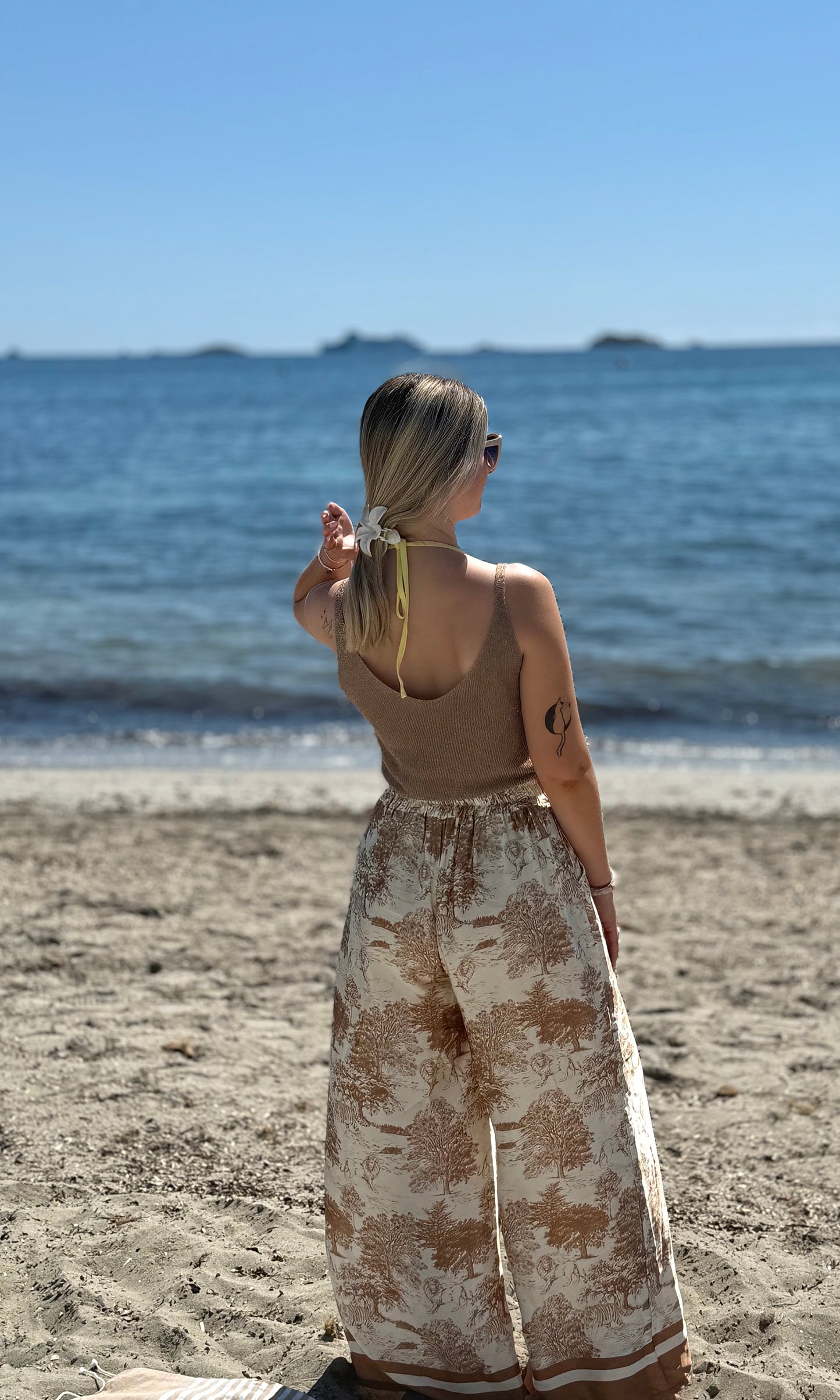 Pantalon en satin SAFARI 🇮🇹