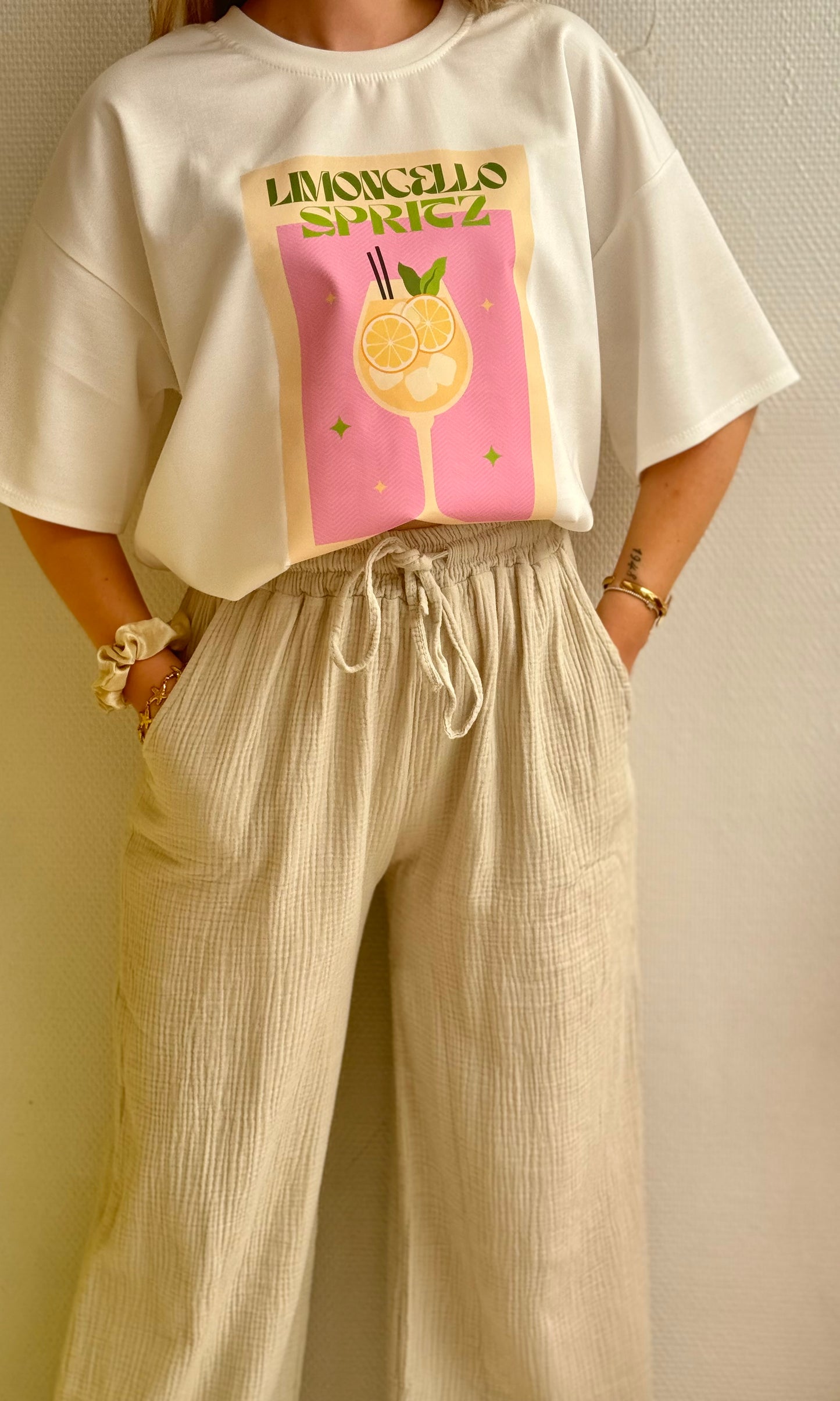 Pantalon gaze de coton MARY 🇮🇹