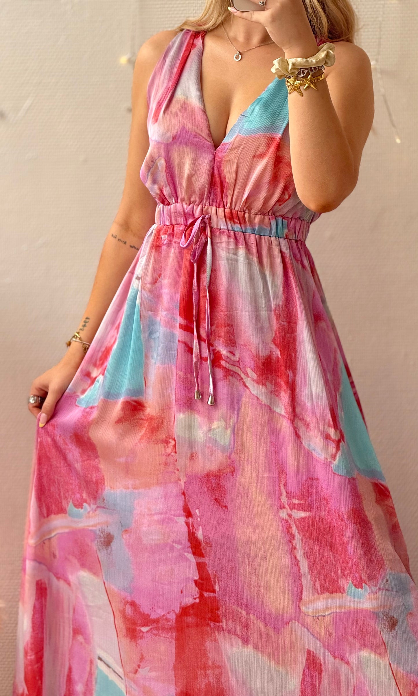 Robe satinée CORFOU