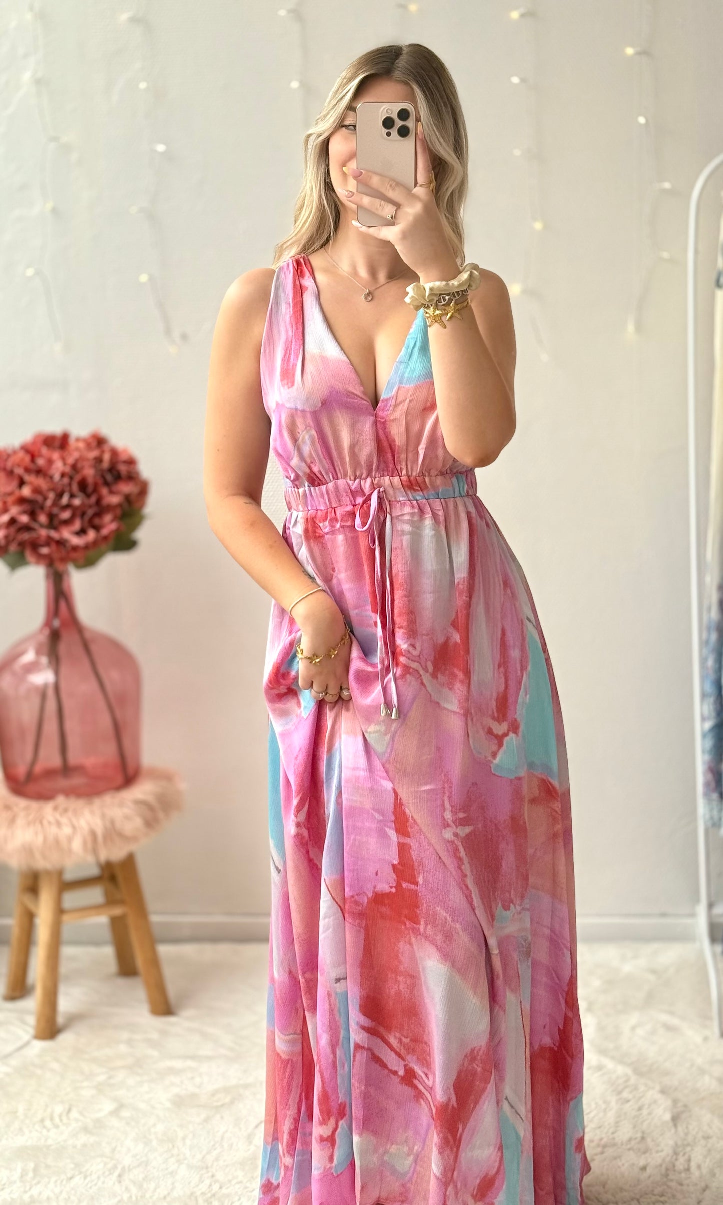 Robe satinée CORFOU