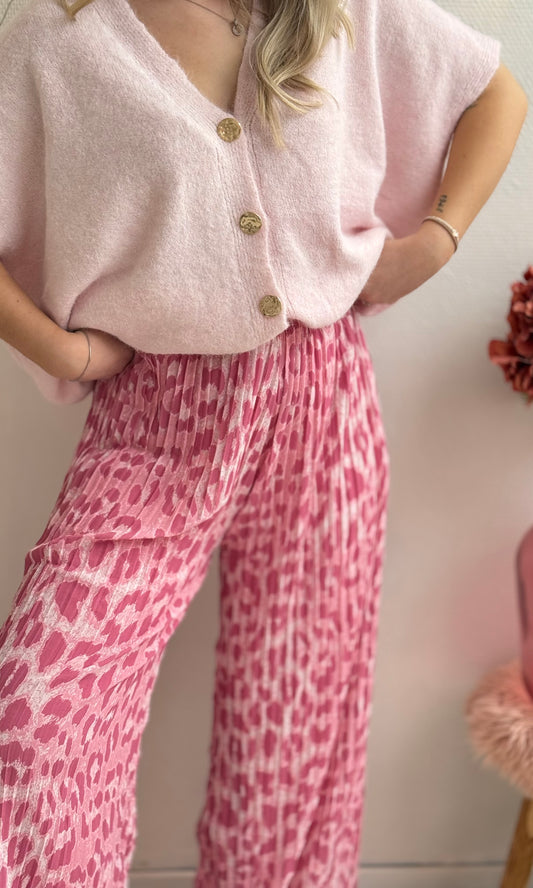 Pantalon plissé léopard CANDICE 🇮🇹