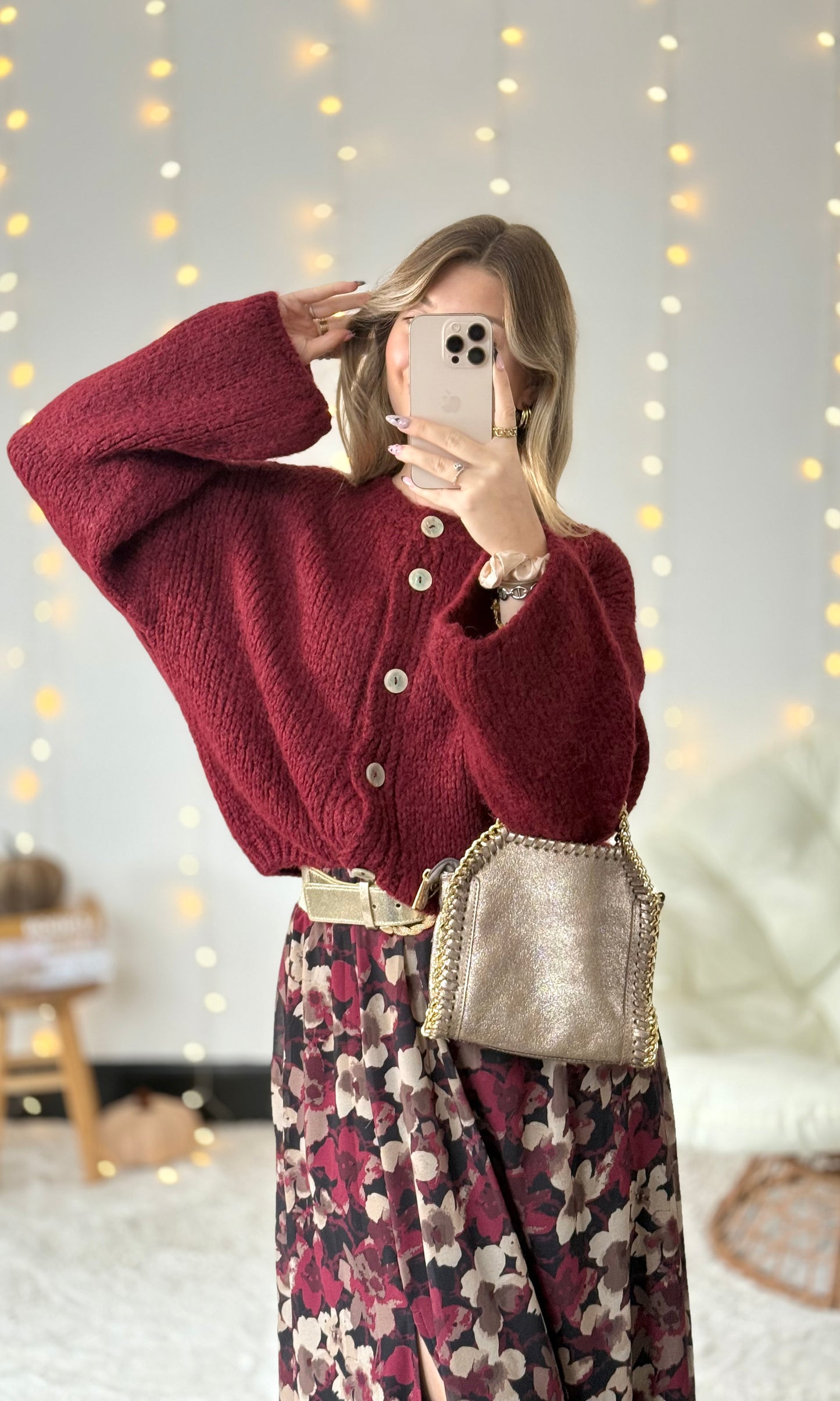 Gilet bordeaux CLEM 🇮🇹