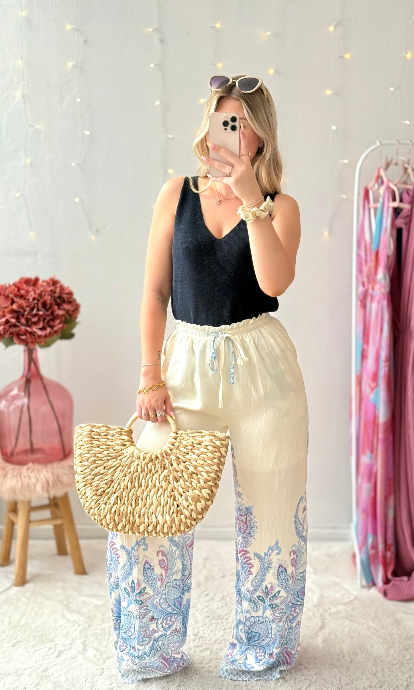 Pantalon écru MYKONOS