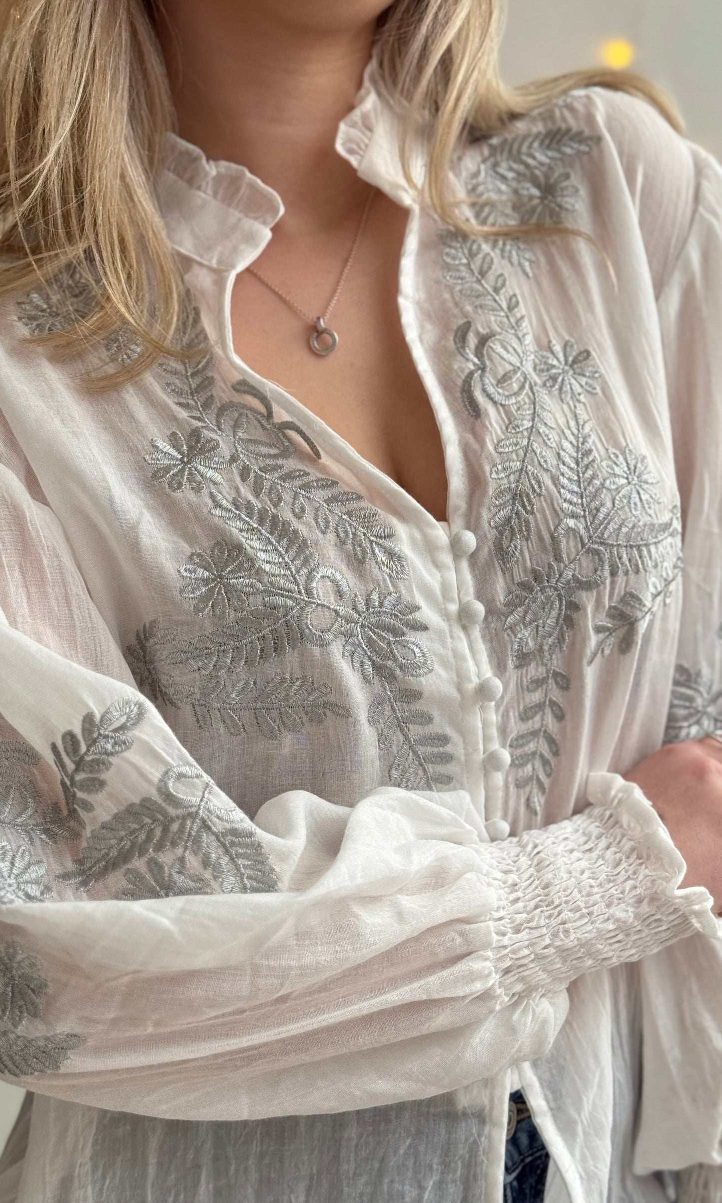 Blouse blanche CRISTINA