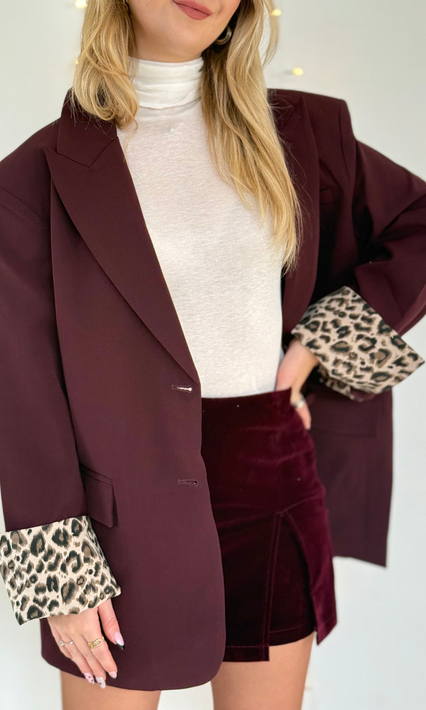 Blazer oversize / léopard LALIE