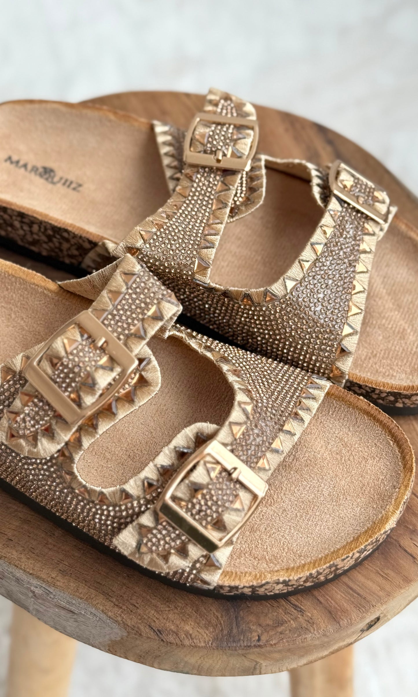 Sandales à strass CAMEL