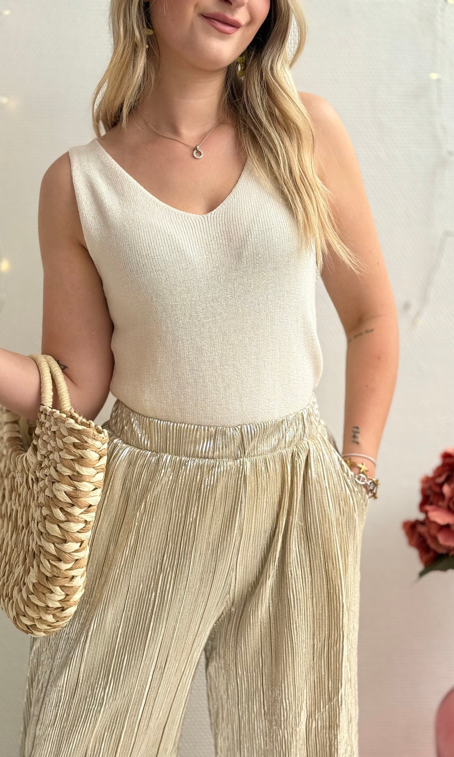 Pantalon plissé DIVA