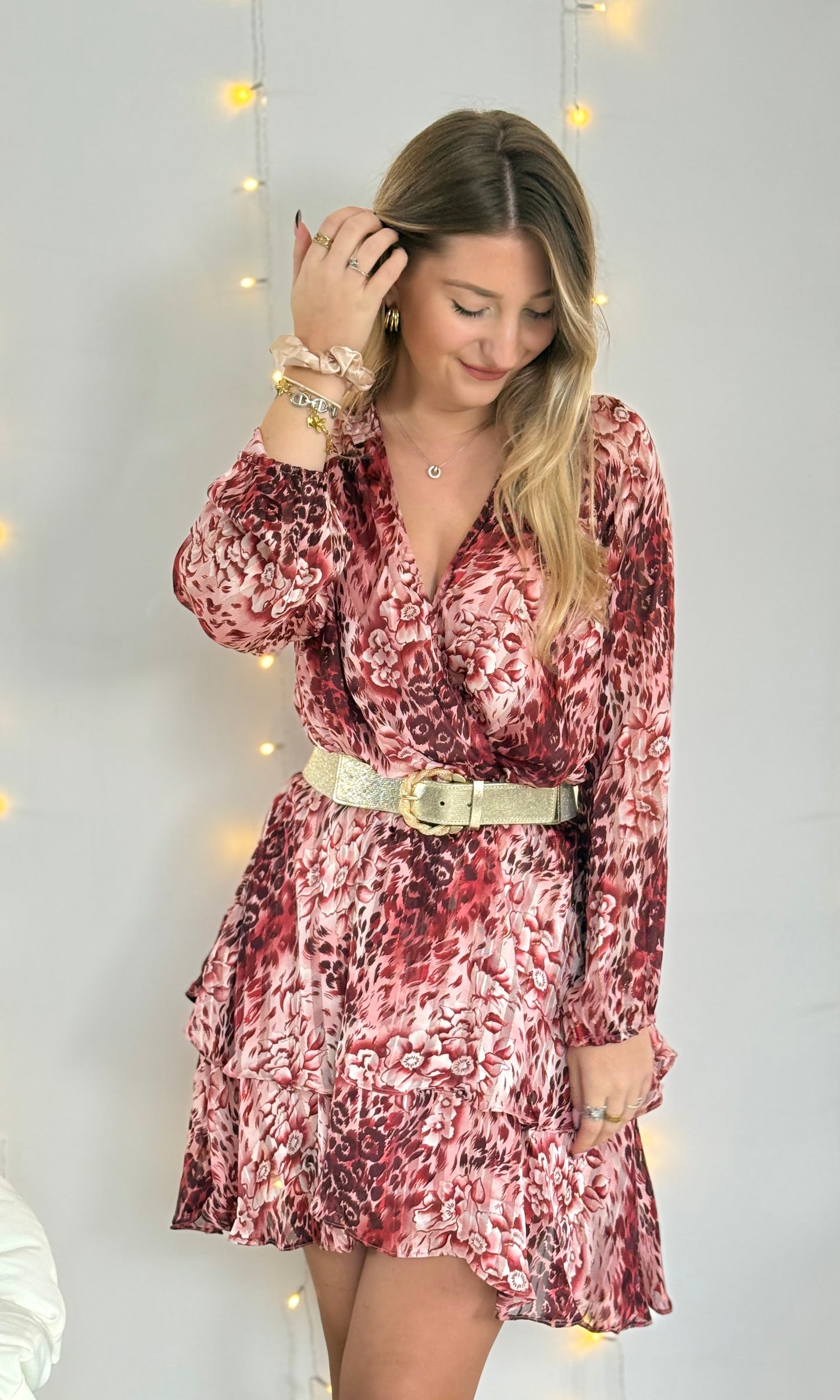 Robe bordeaux ALESSIA