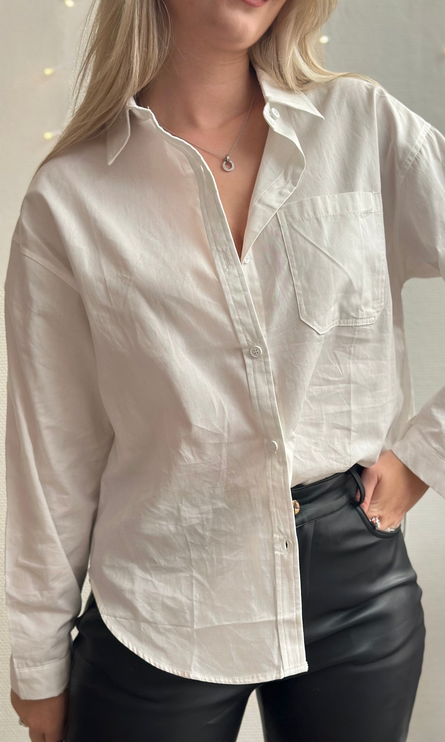 Chemise blanche boutonnée MIA