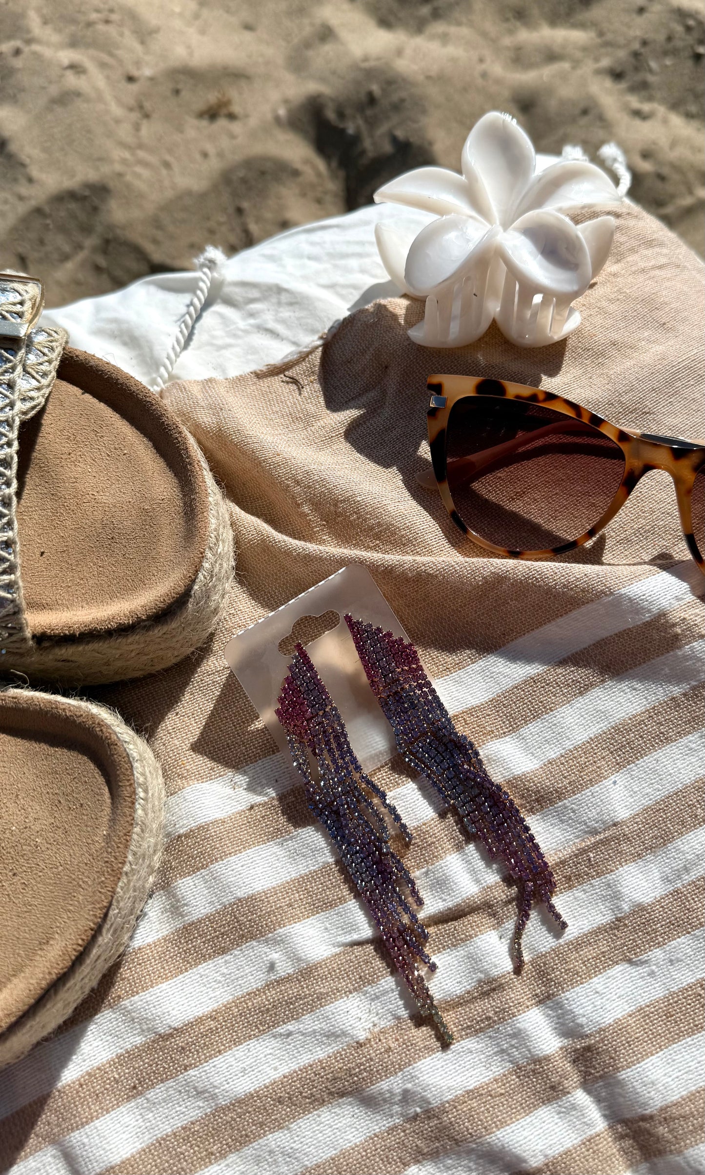 (Collection IBIZA) Boucles d’oreilles STRASS