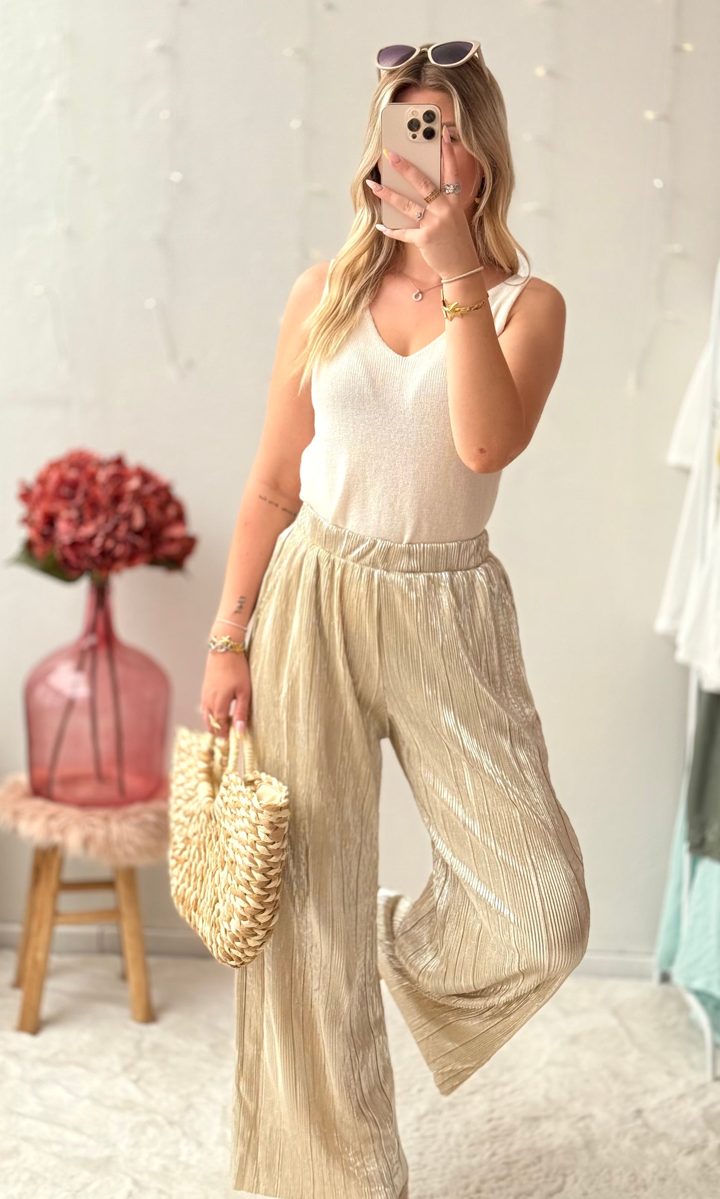 Pantalon plissé DIVA