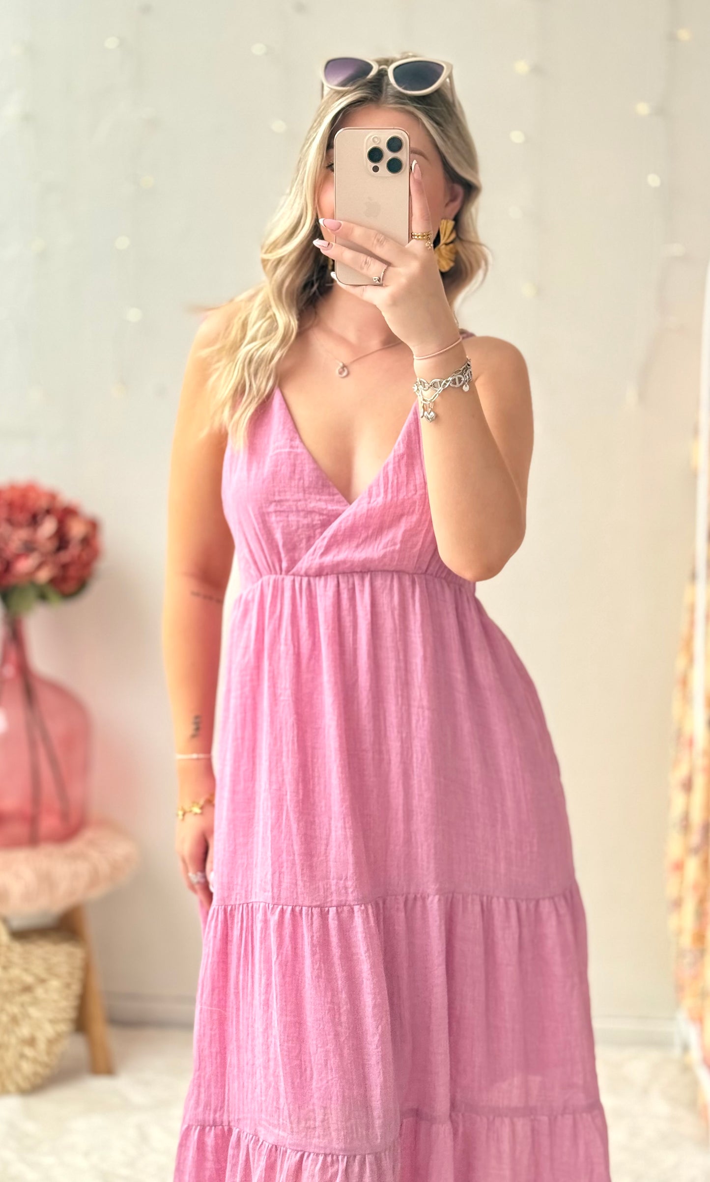 Robe longue coton AMALFI