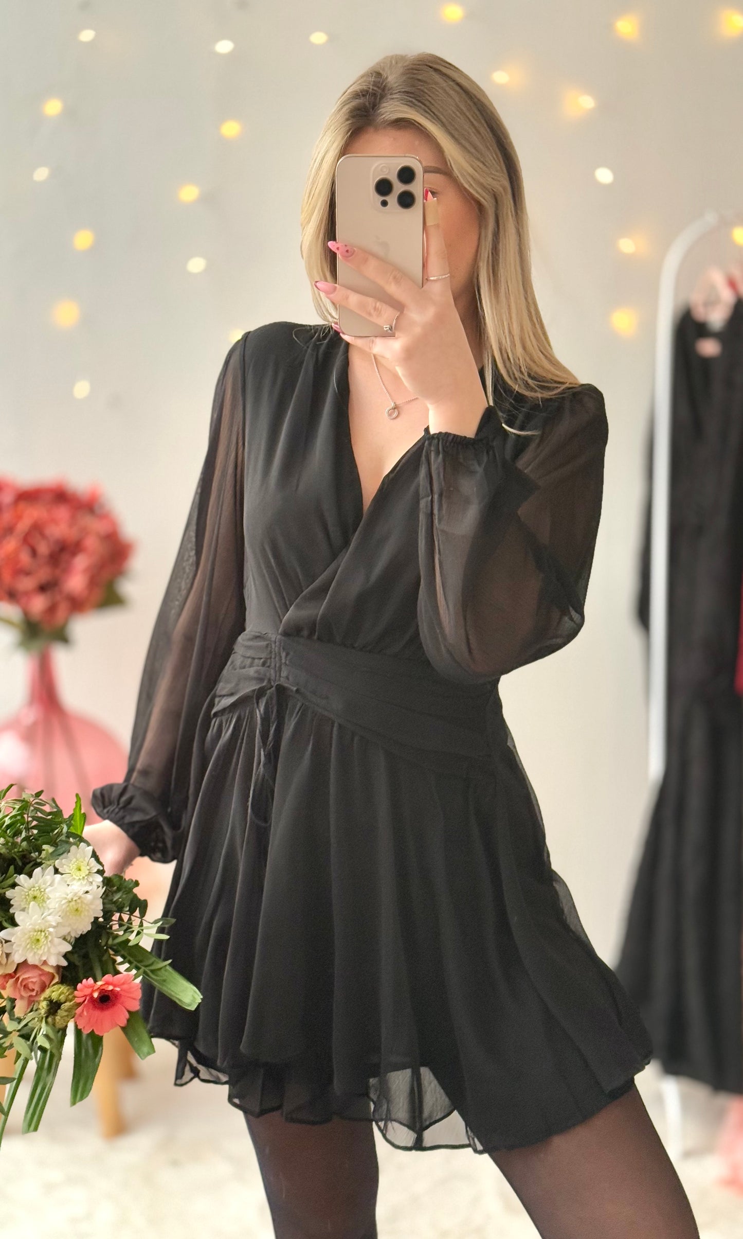 Robe noire ISADORA