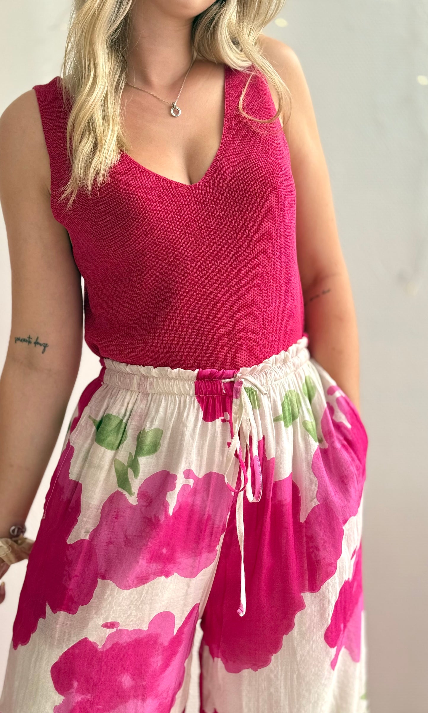 Pantalon rose PÉTUNIA