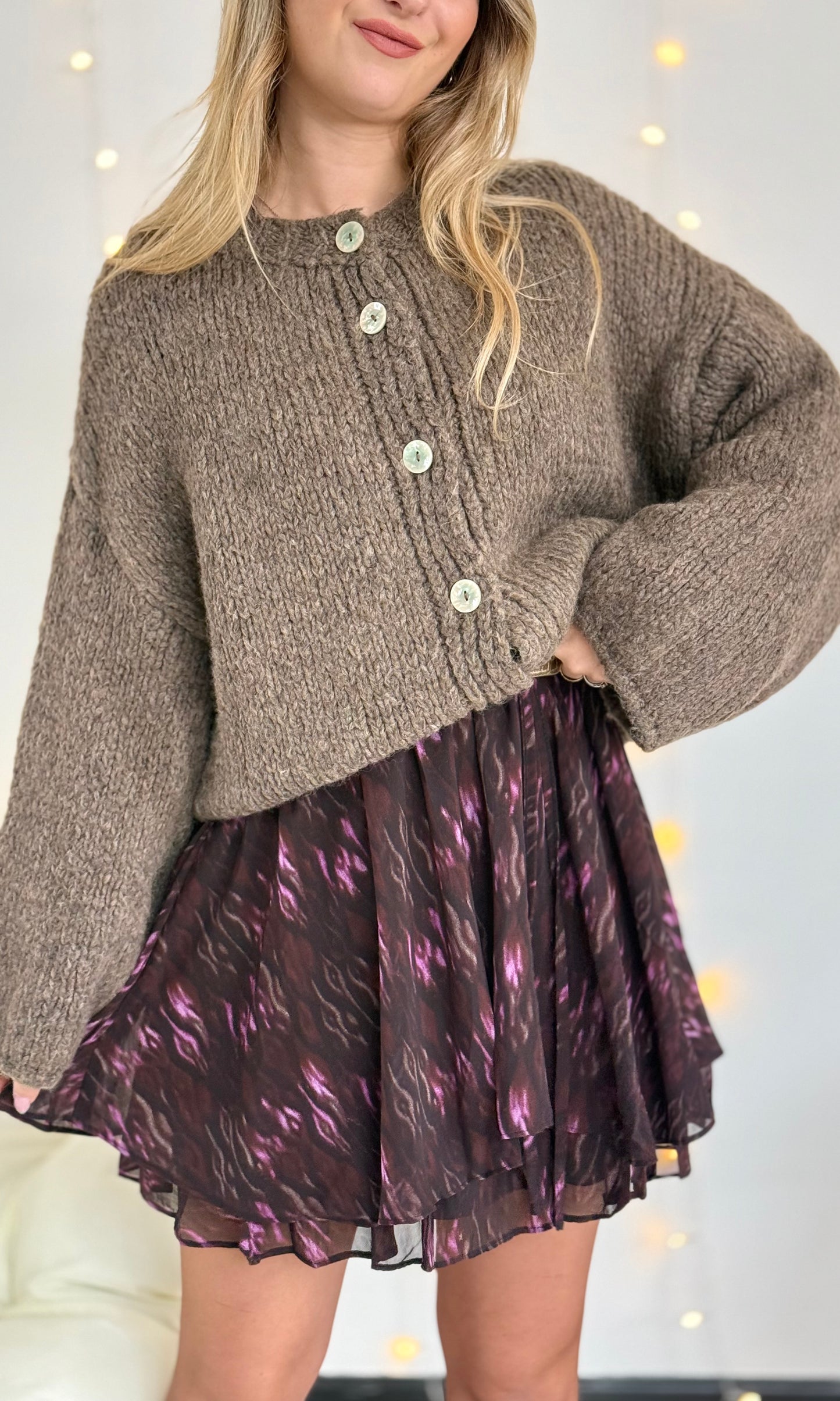 Gilet noisette CLEM 🇮🇹