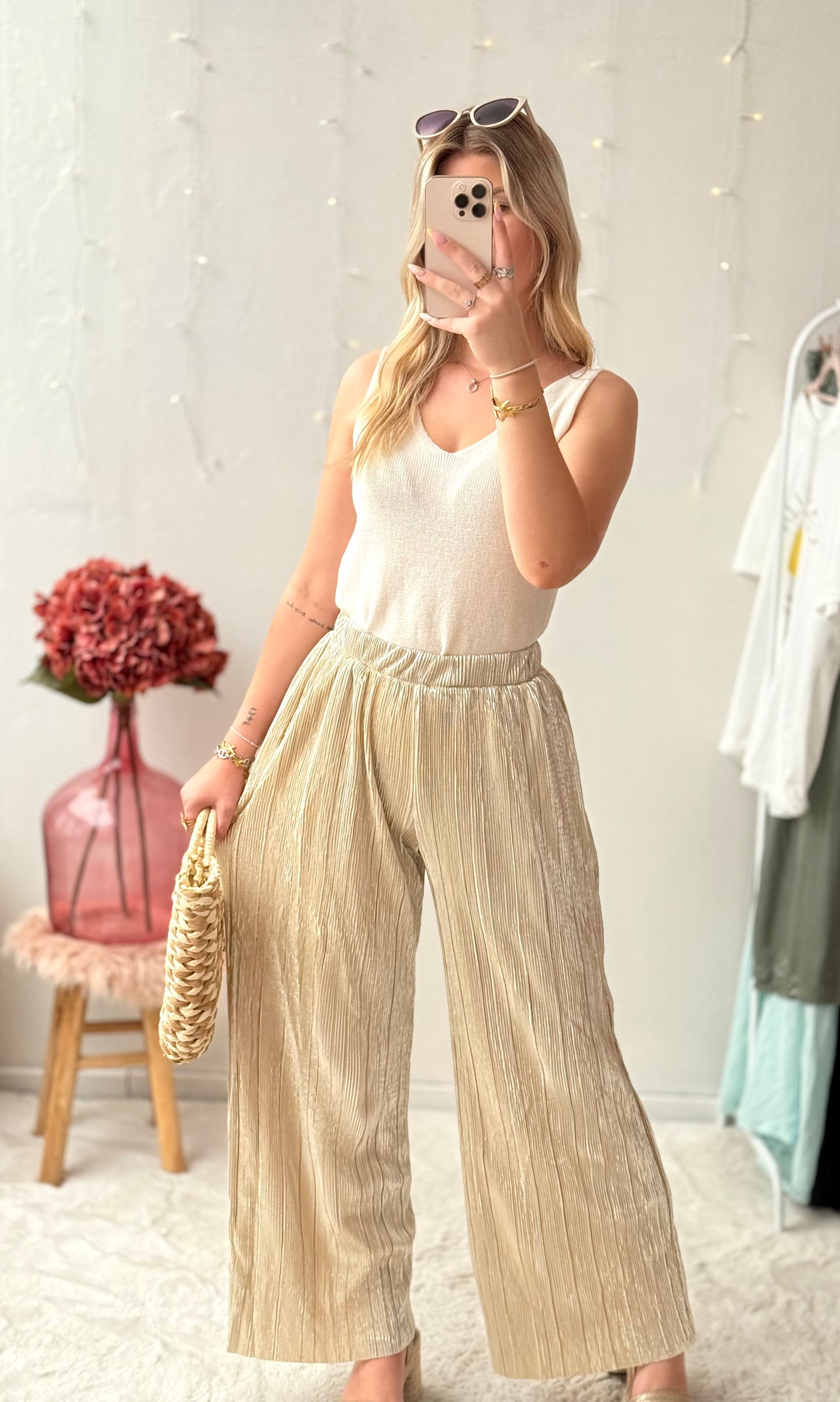 Pantalon plissé DIVA