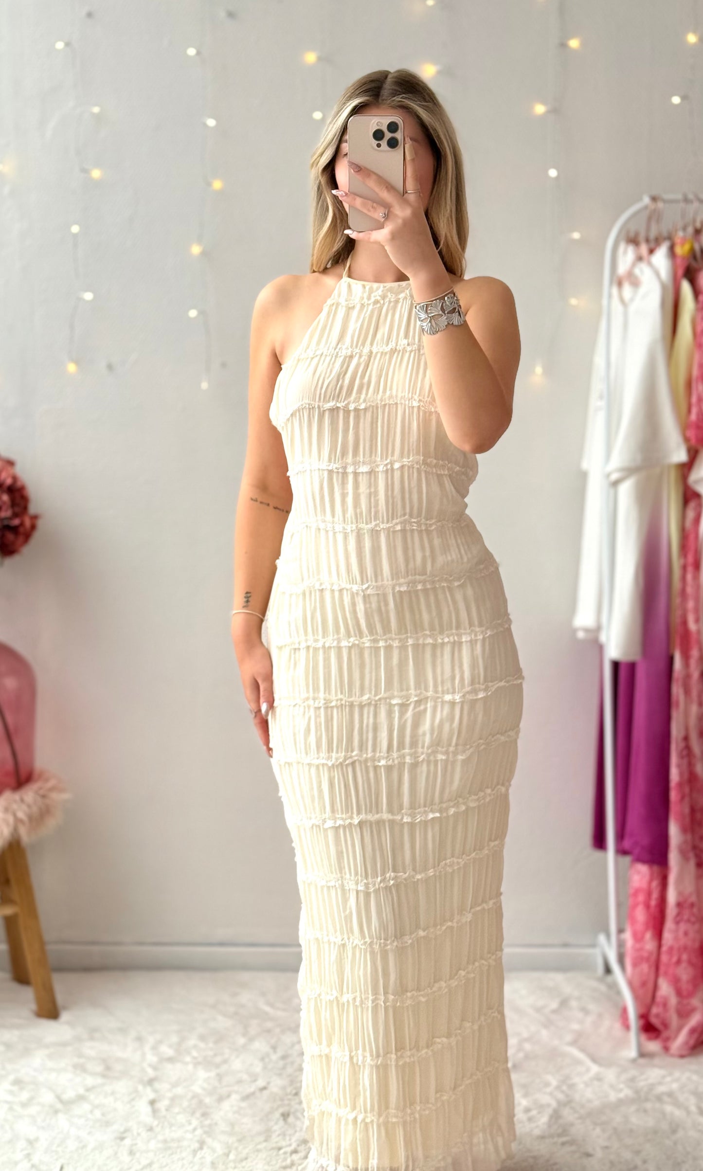 Robe longue dos nu CANNES