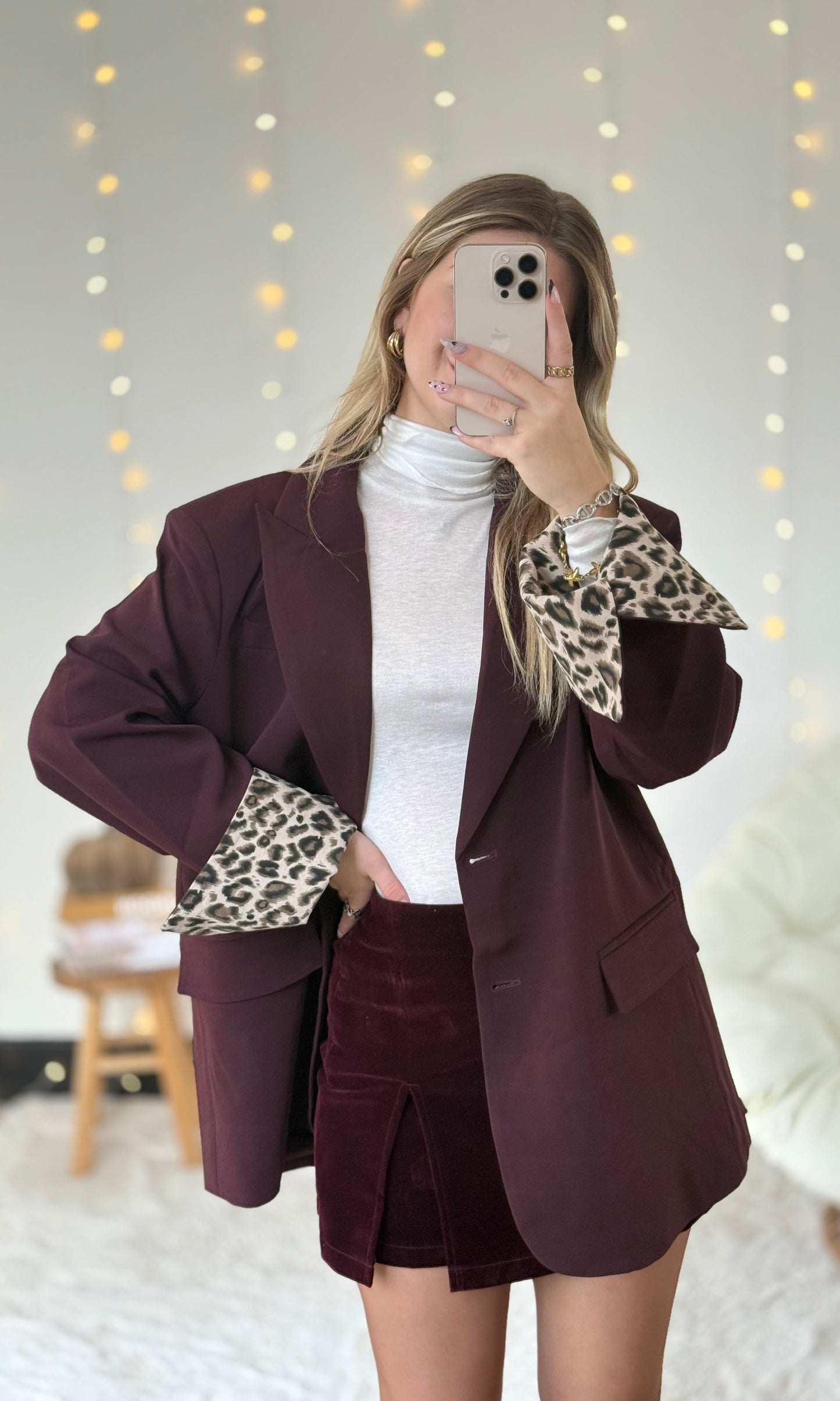 Blazer oversize / léopard LALIE