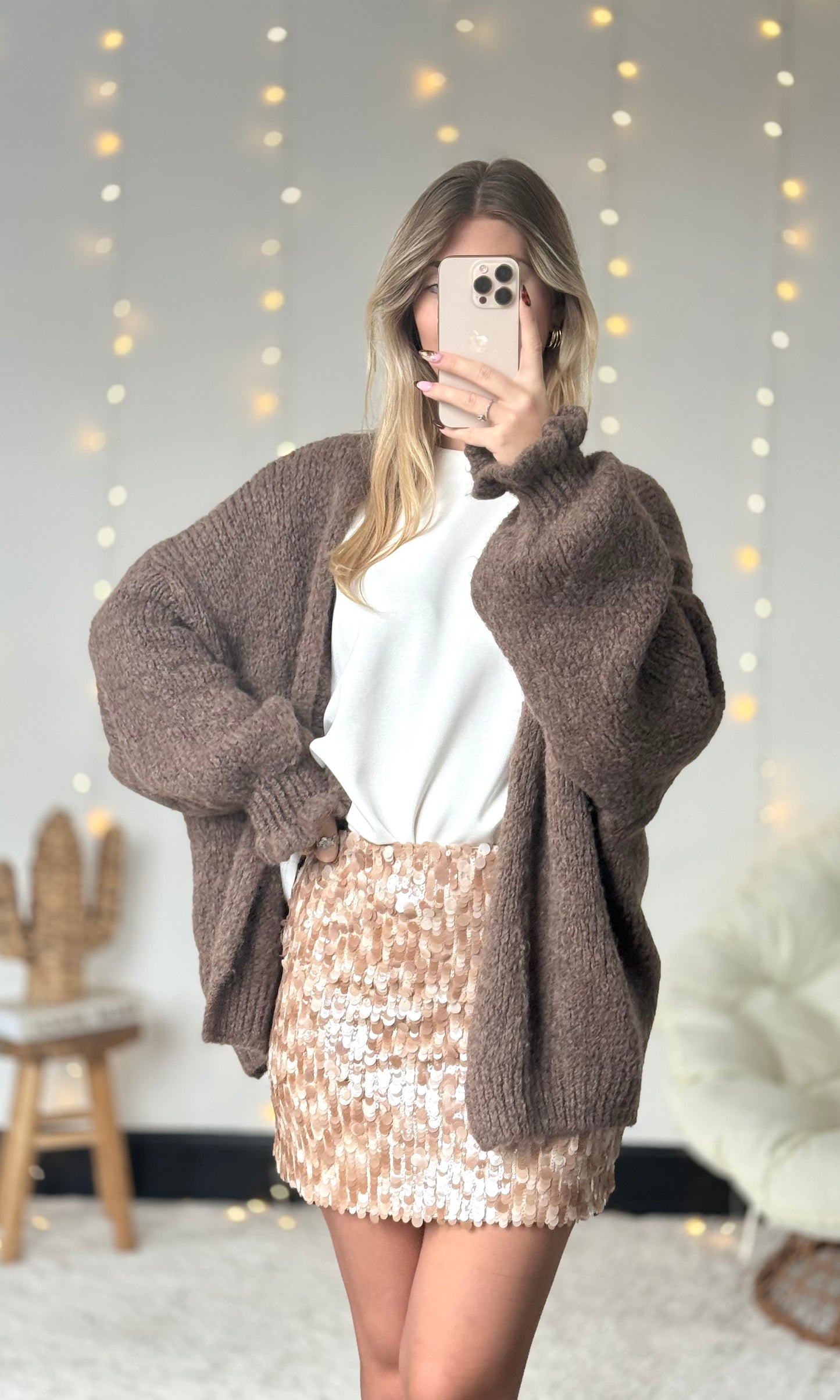 Gilet marron CAROLE 🇮🇹