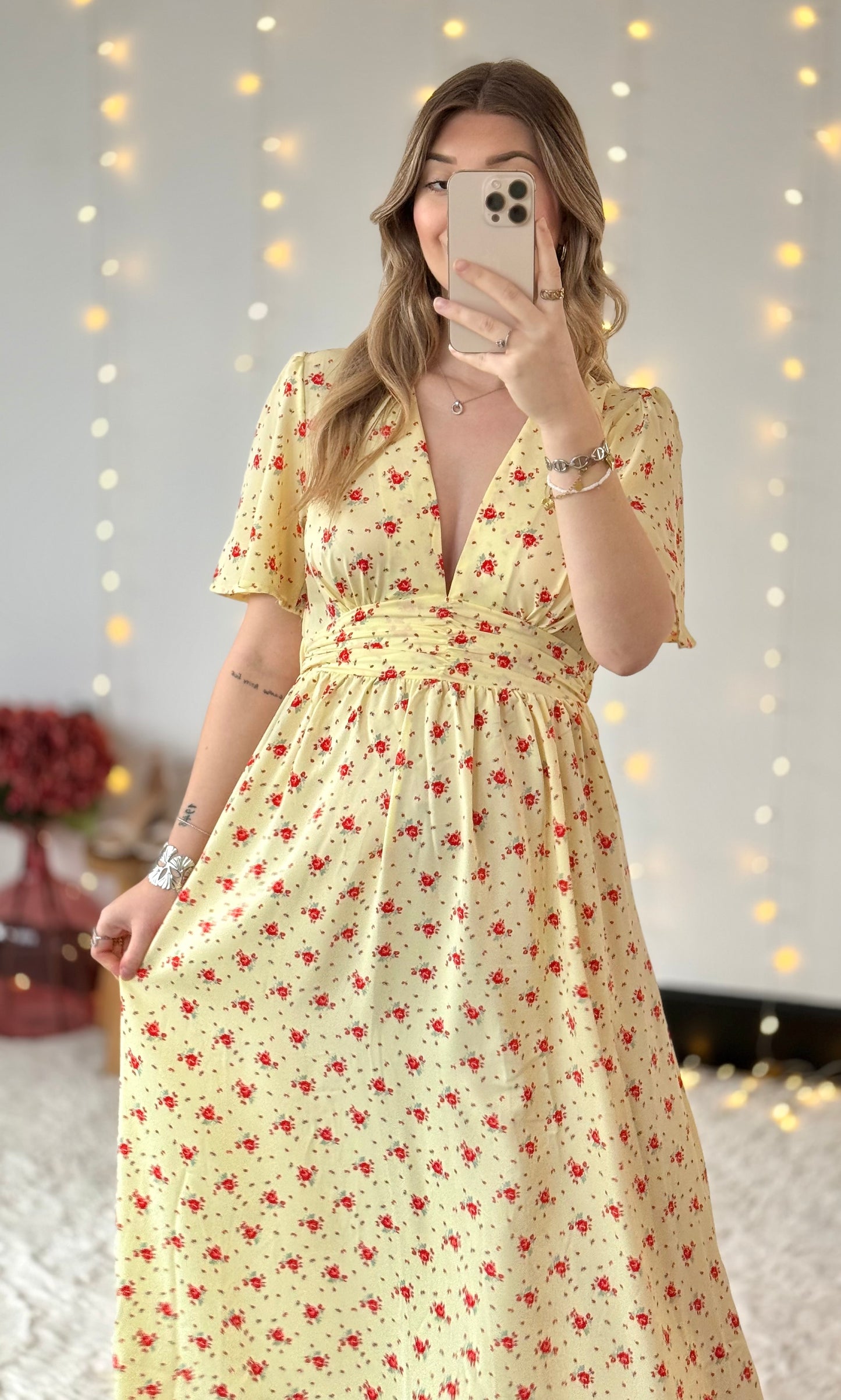 Robe satinée dos nu COMO