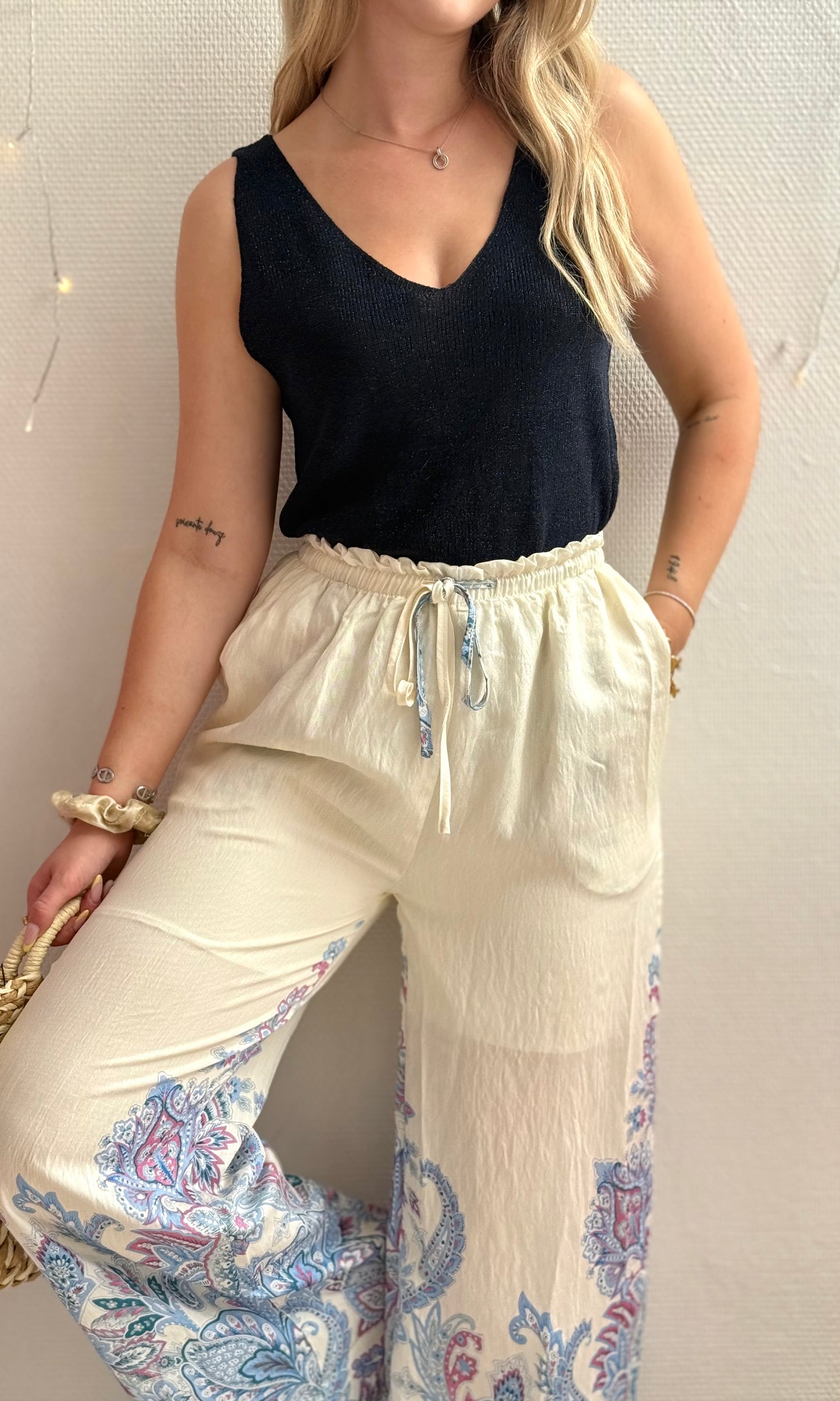 Pantalon écru MYKONOS