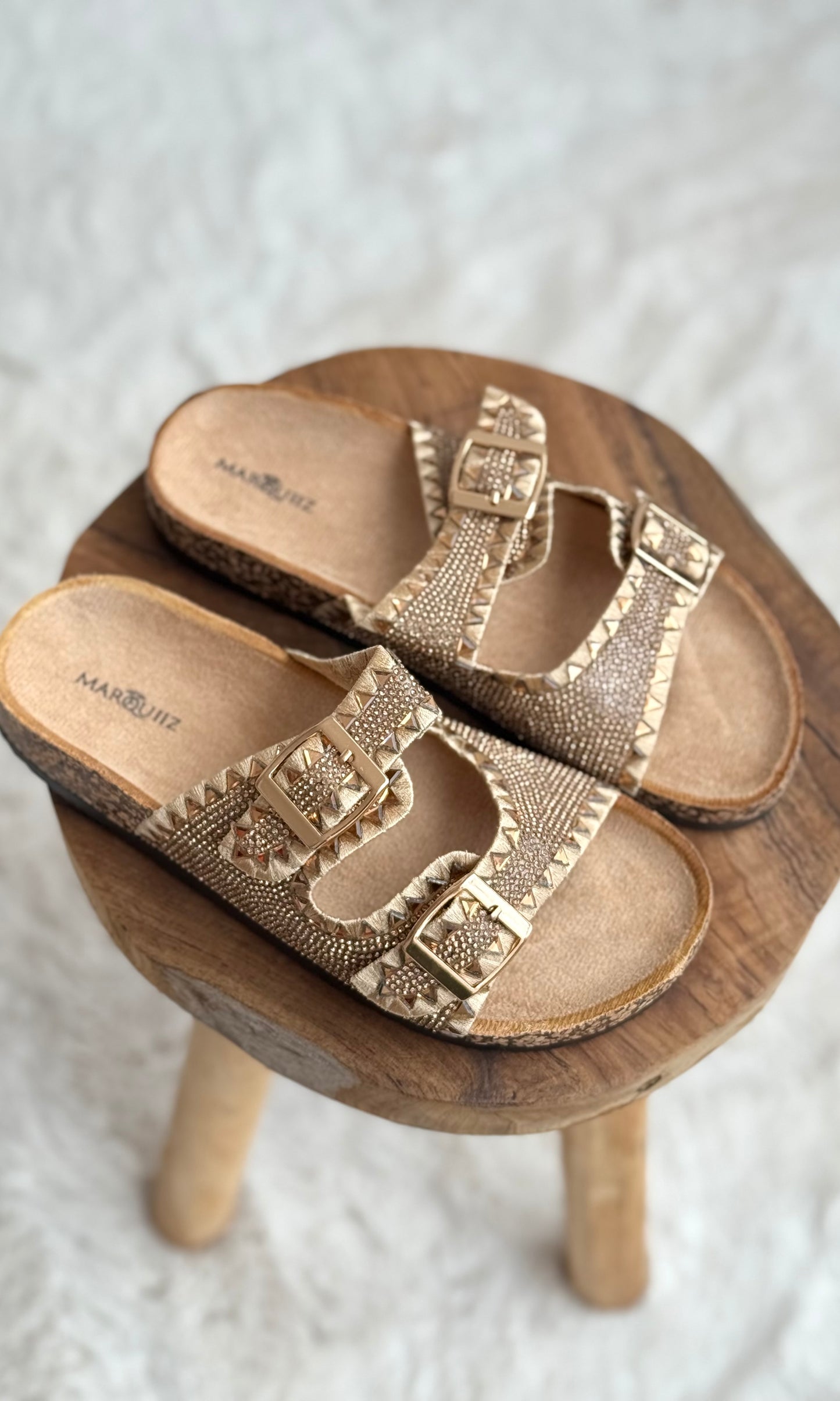 Sandales à strass CAMEL