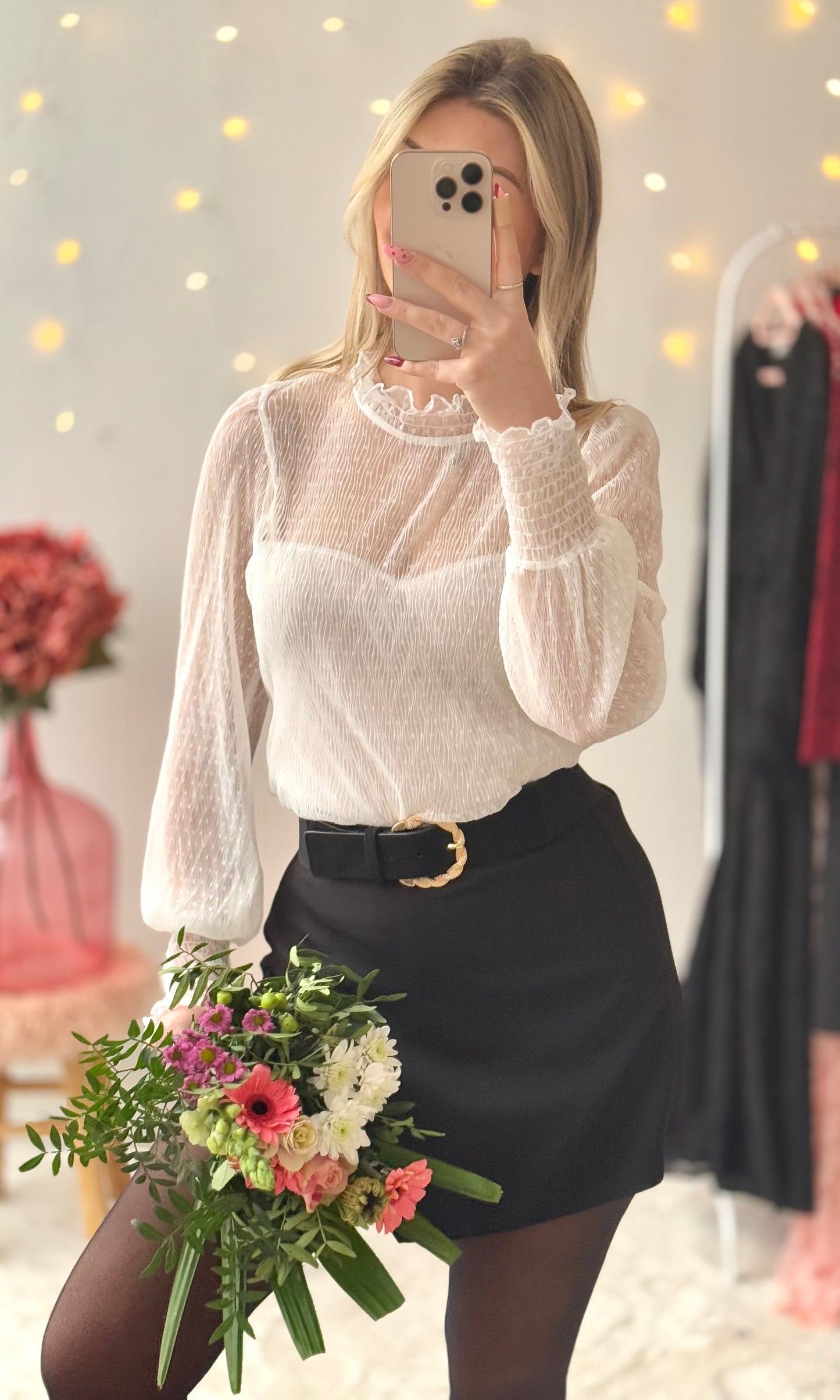 Top blanc LYA
