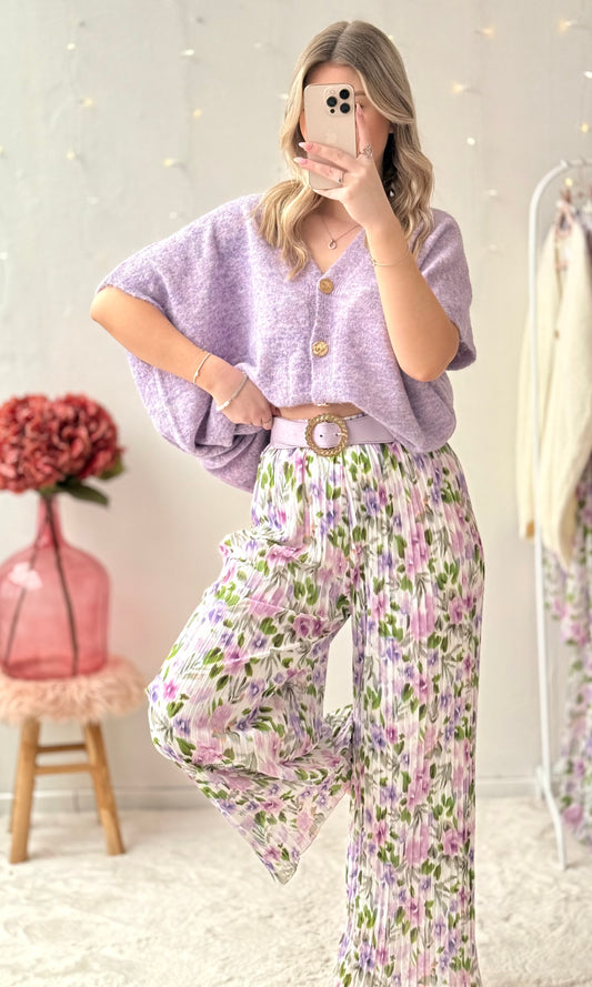 Pantalon plissé LAVENDER 🇮🇹