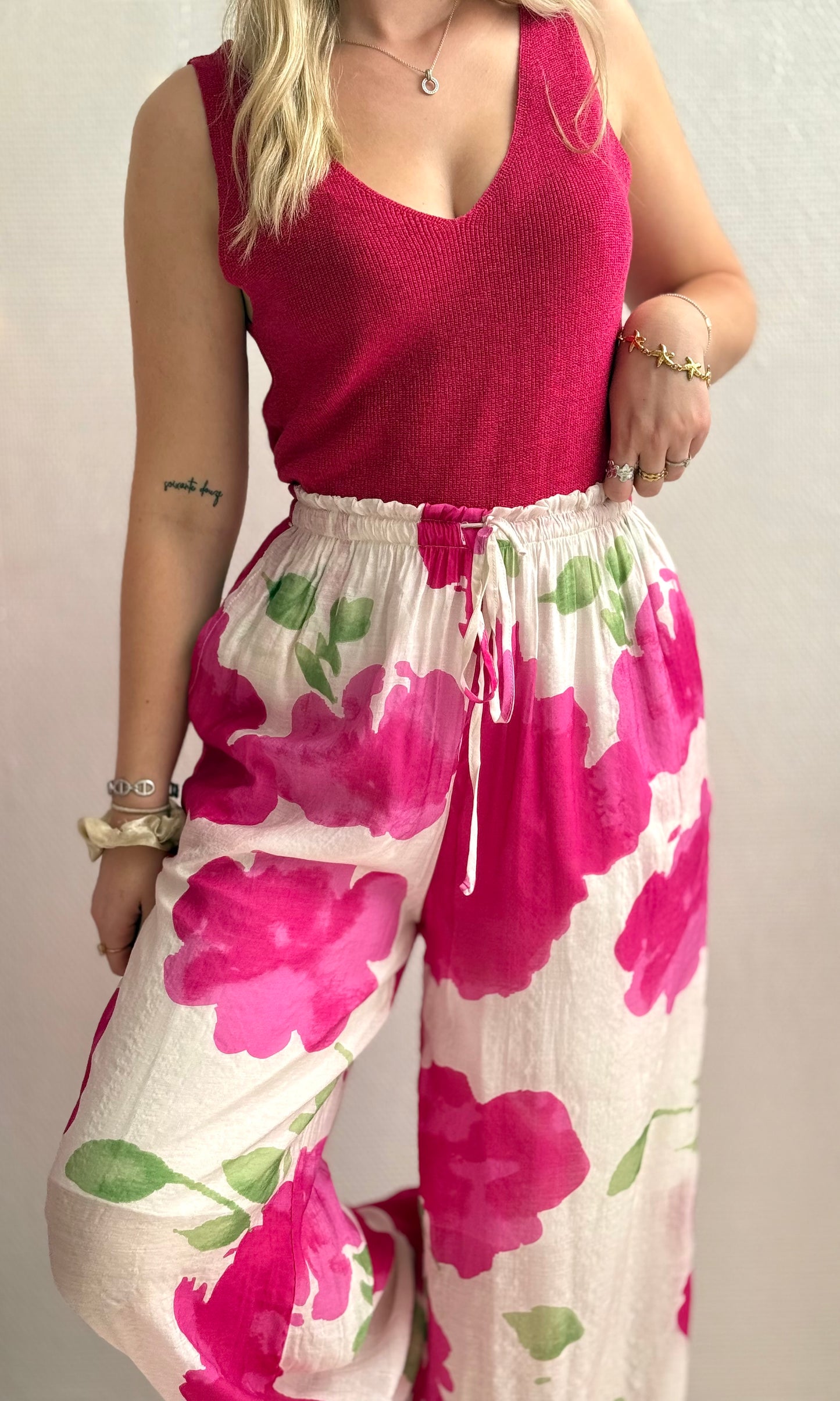 Pantalon rose PÉTUNIA