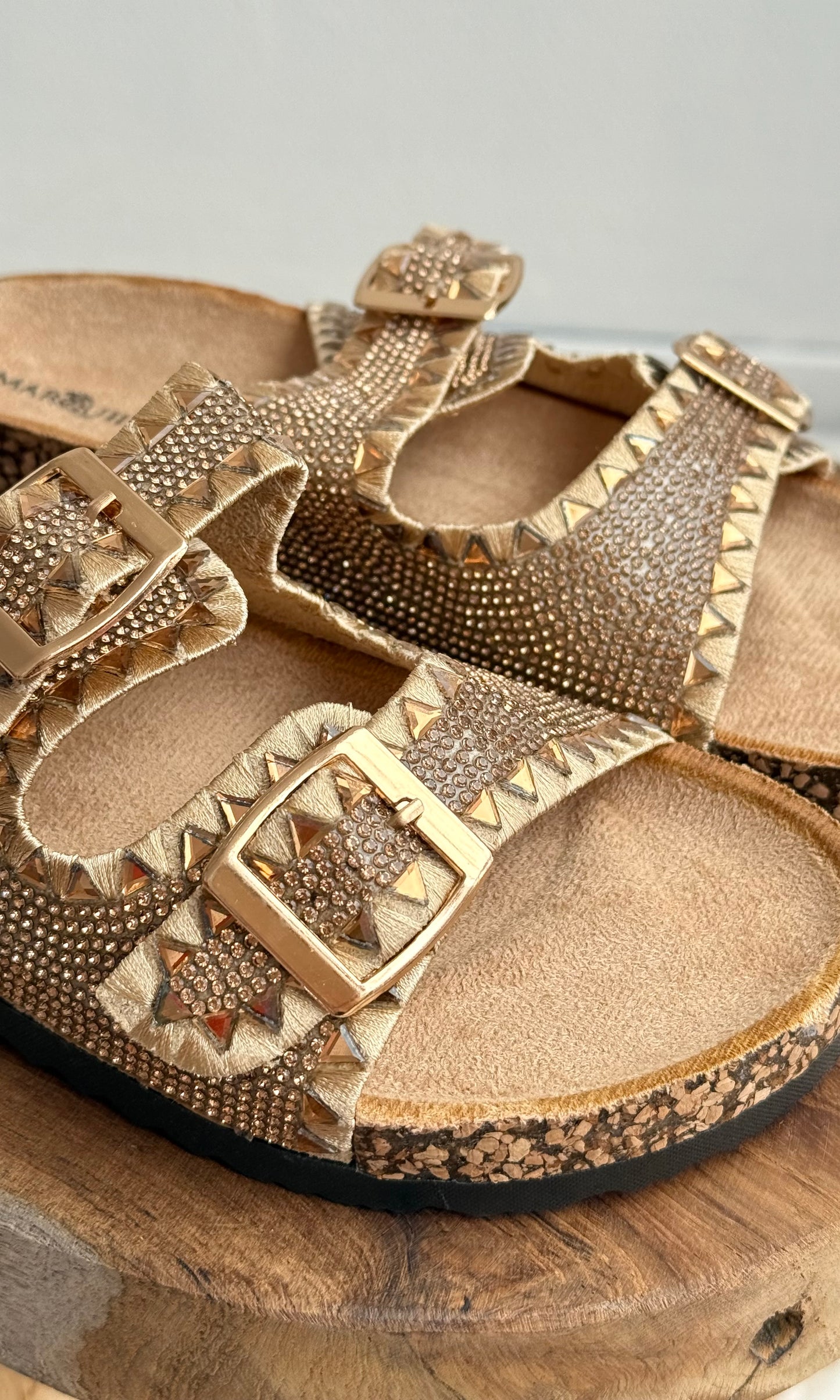 Sandales à strass CAMEL