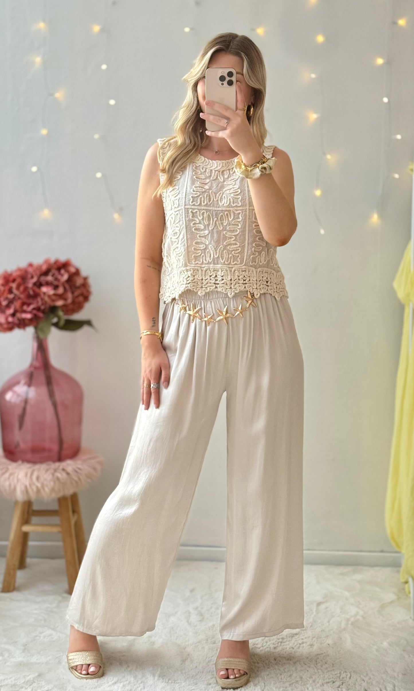 Pantalon satiné CONSTANCE 🇮🇹