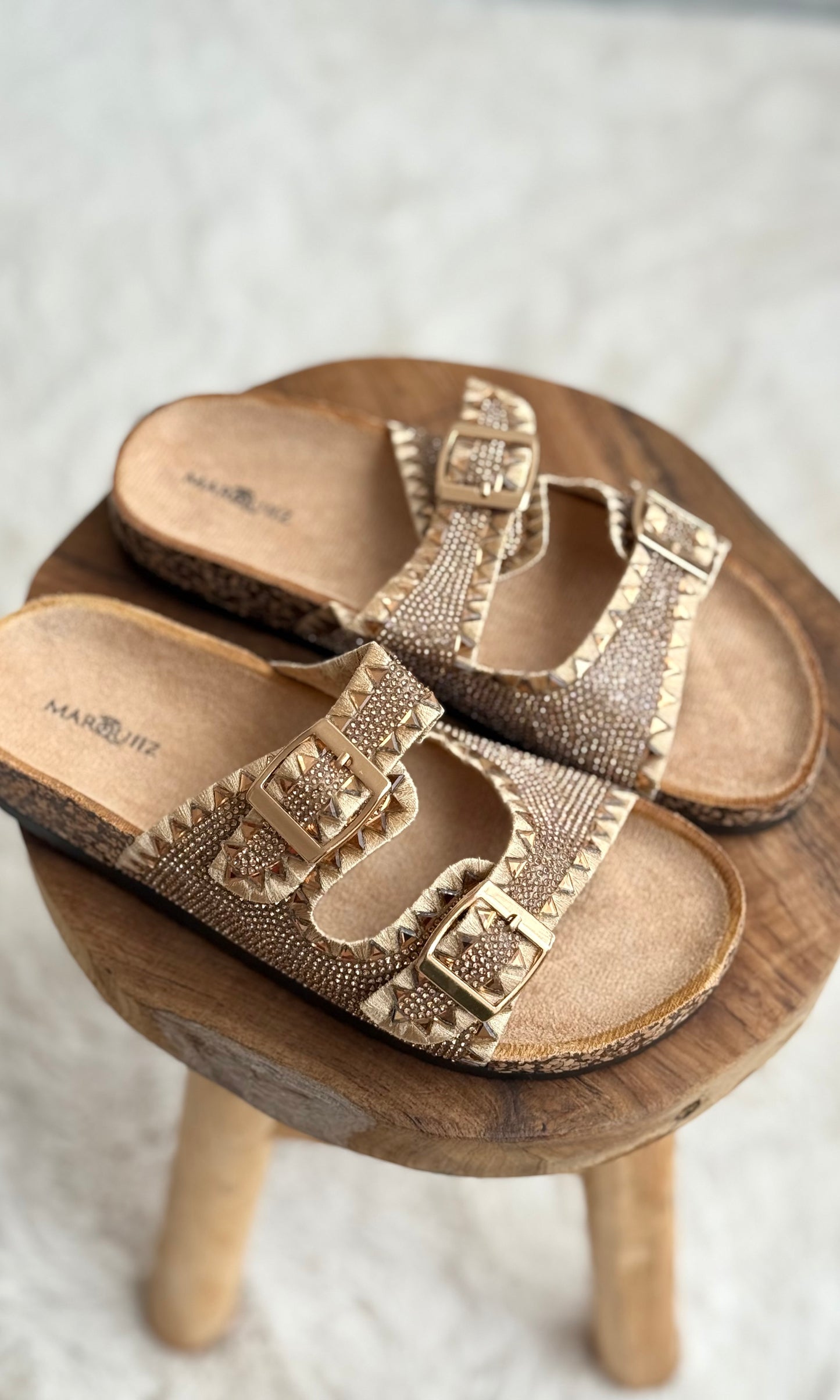 Sandales à strass CAMEL