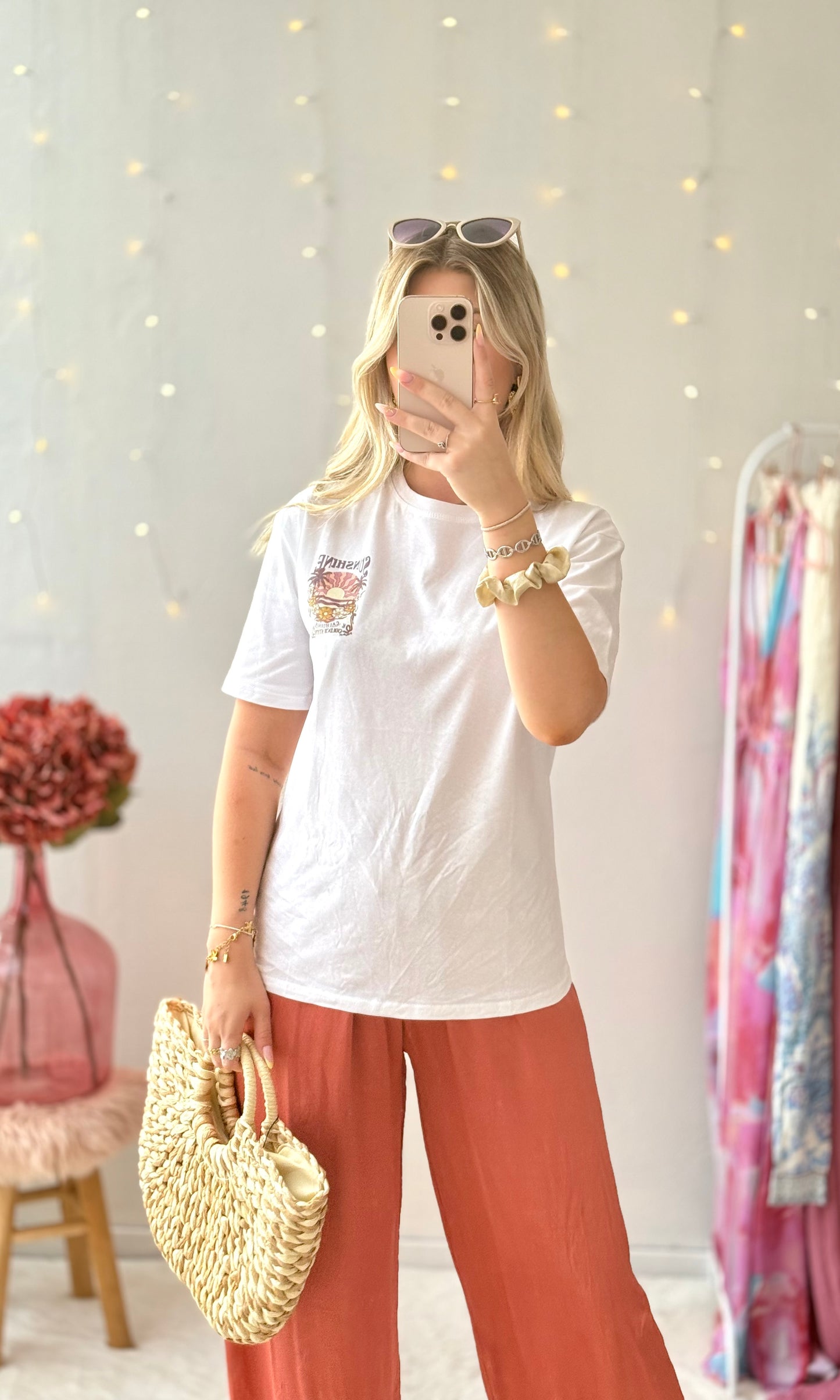 T-shirt blanc SUNSHINE