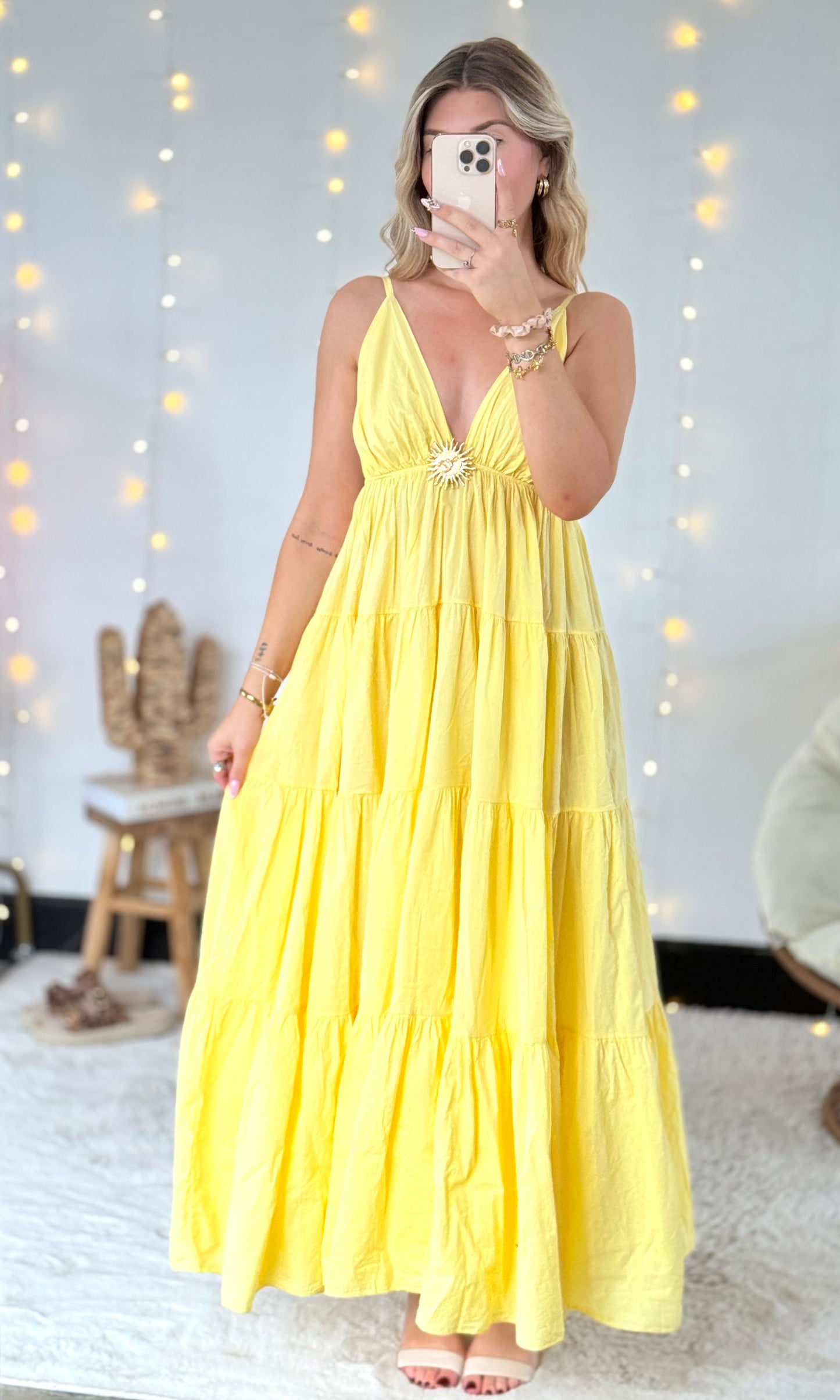 Robe longue GOLDEN 🇮🇹