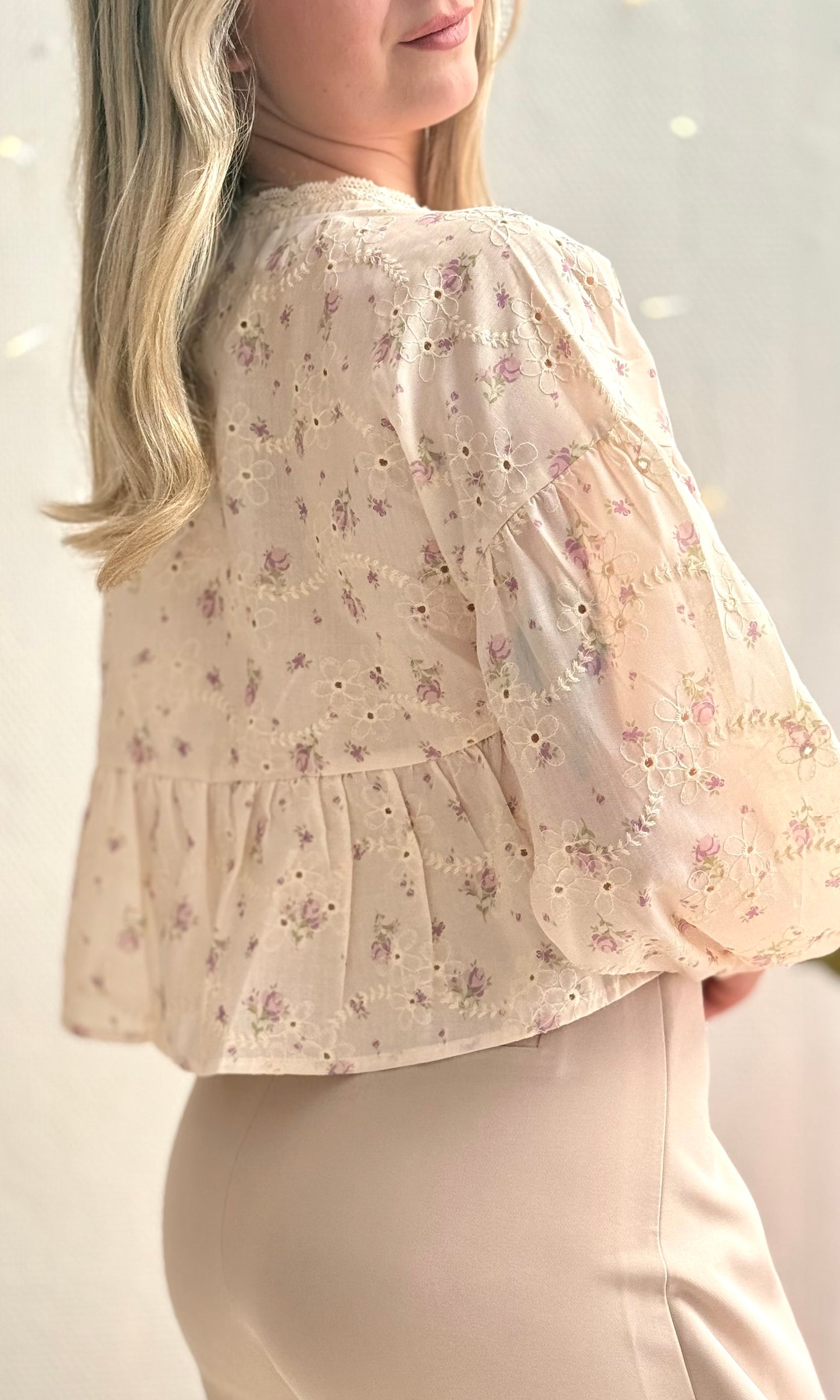 Blouse fleurie KALISTA