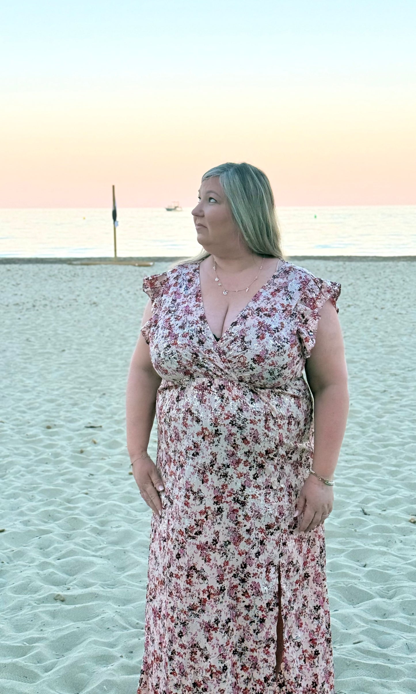 (CURVES) Robe longue ALINE