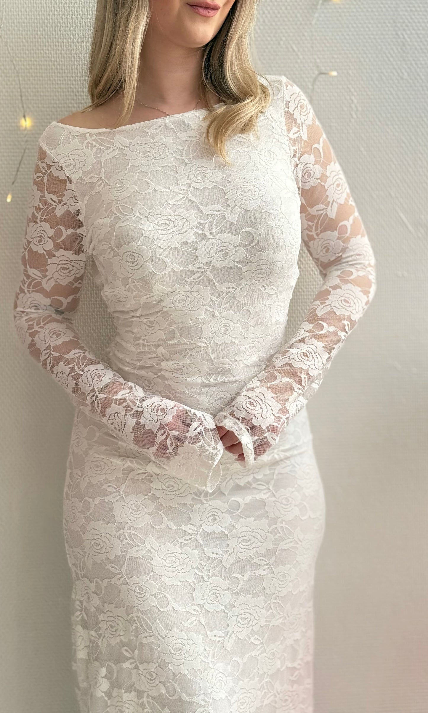 Robe en dentelle blanche ELVIRA 🇮🇹