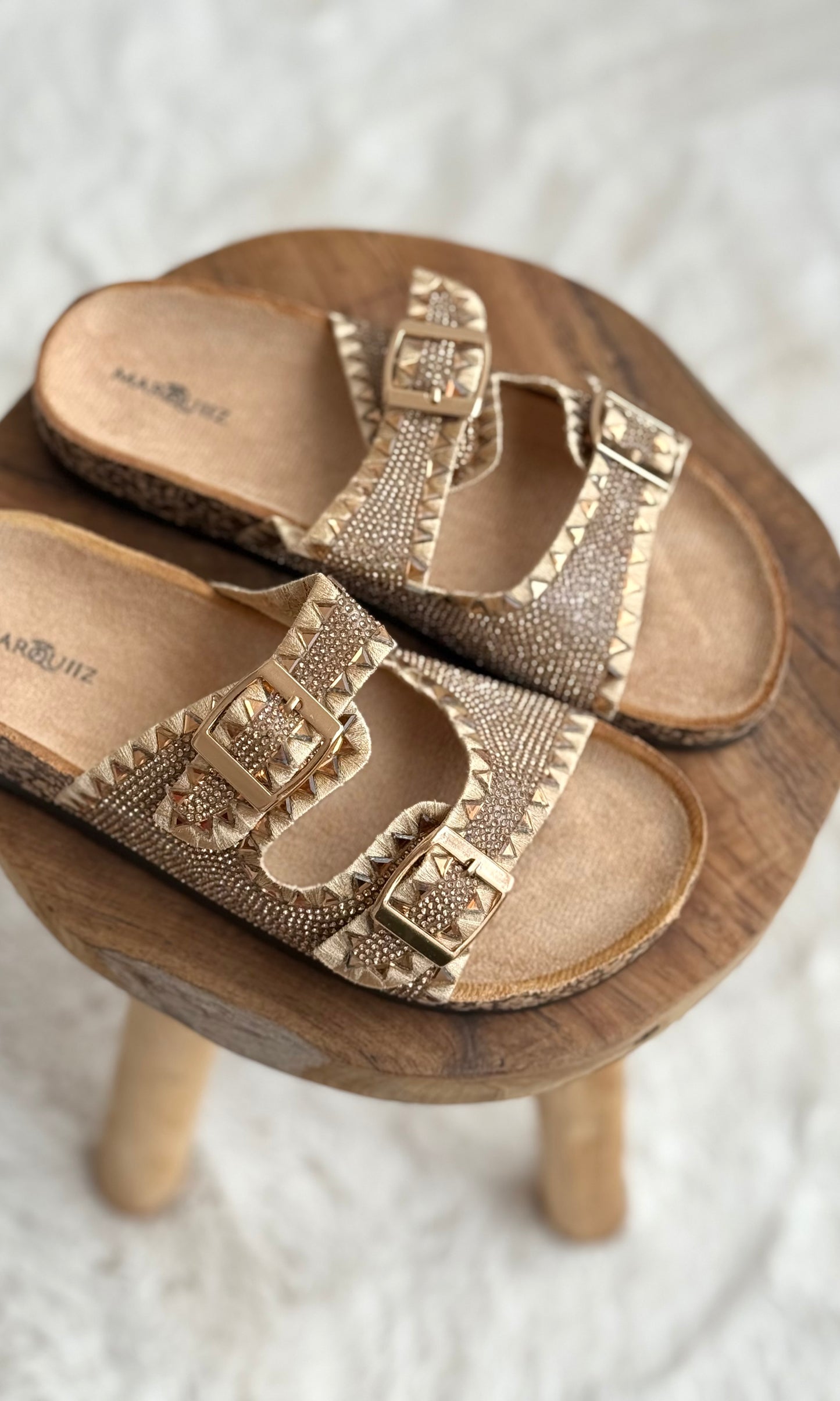 Sandales à strass CAMEL