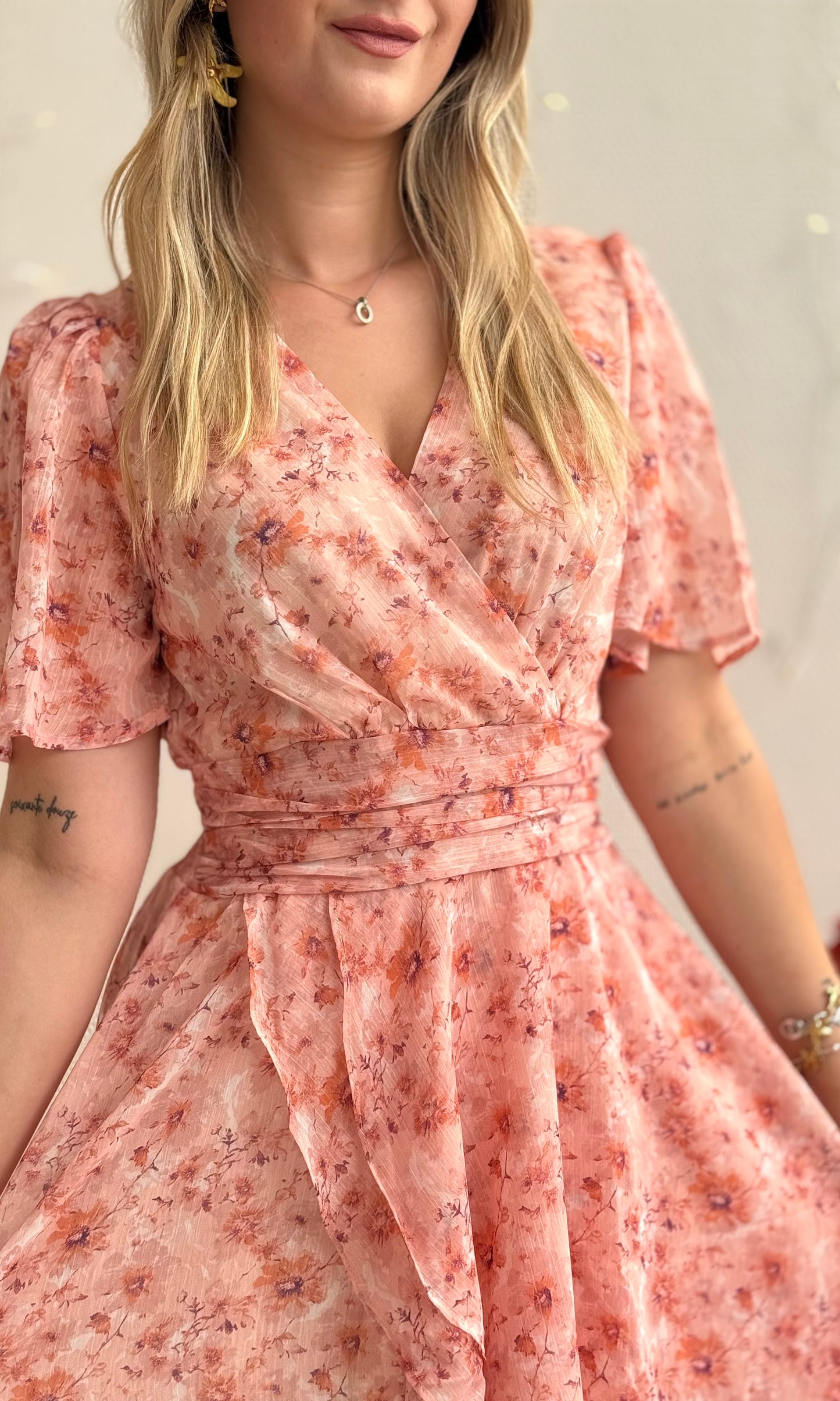 Robe courte fleurie JAPAN