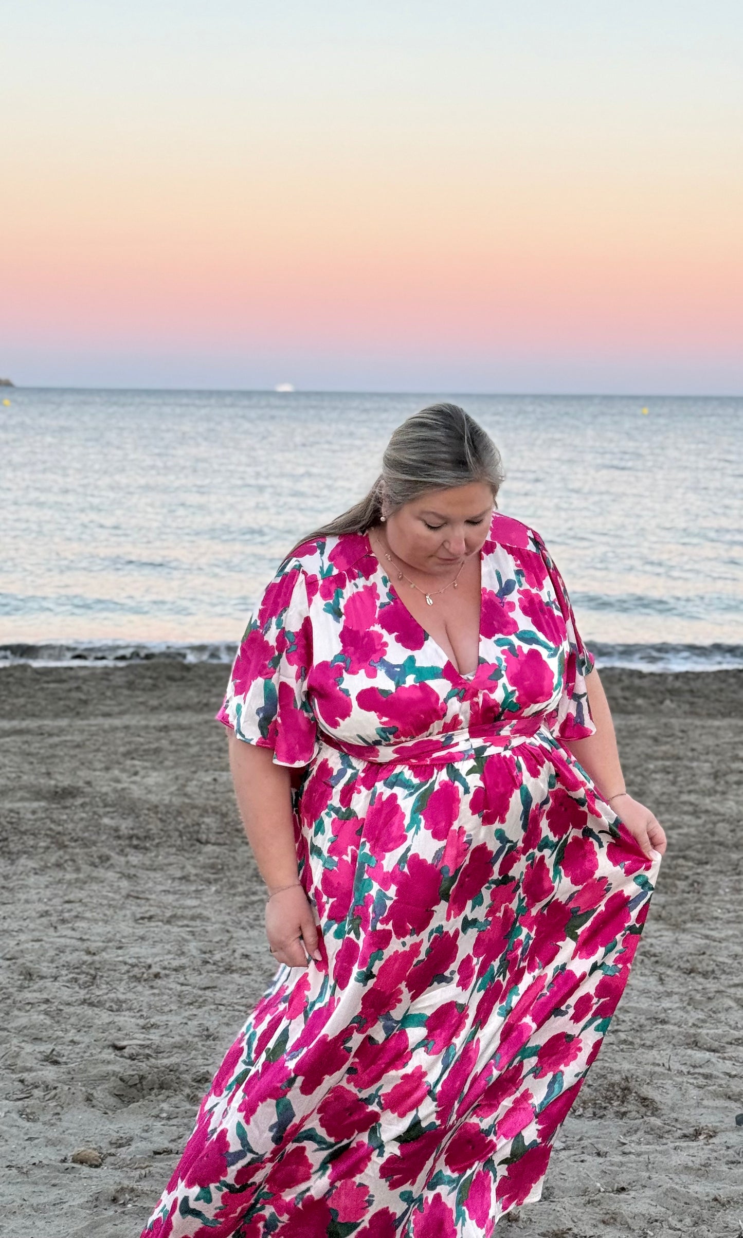 (CURVES) Robe longue ROSIE