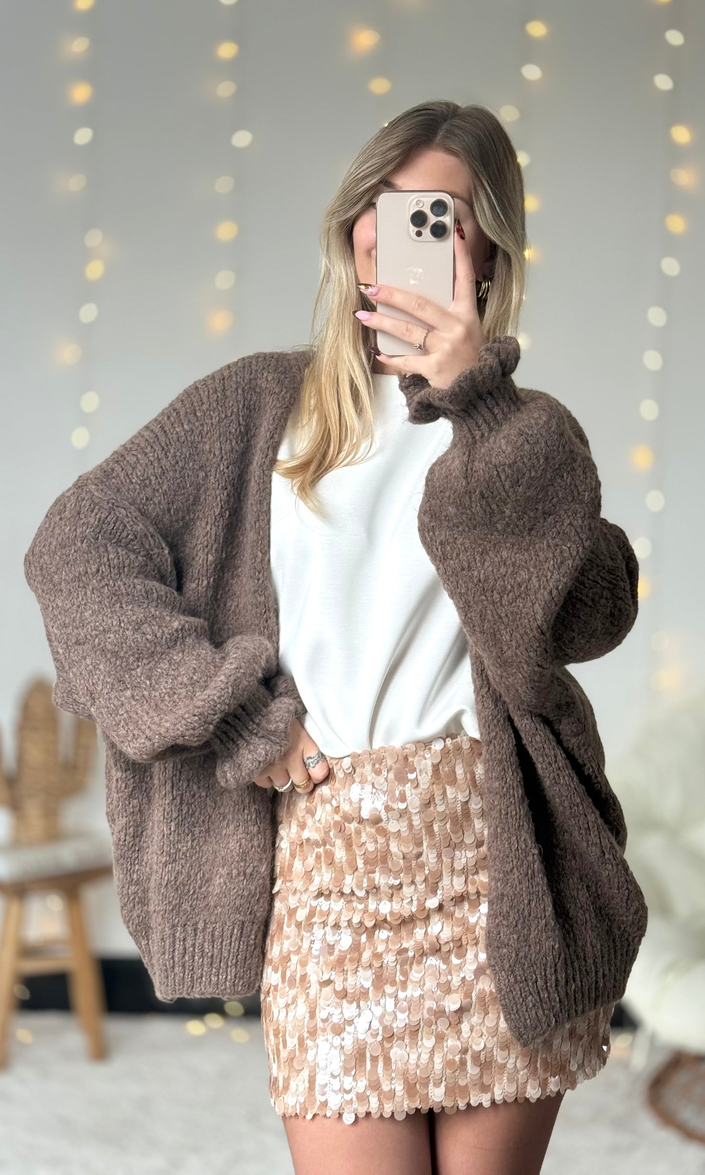 Jupe short sequins PRALIN