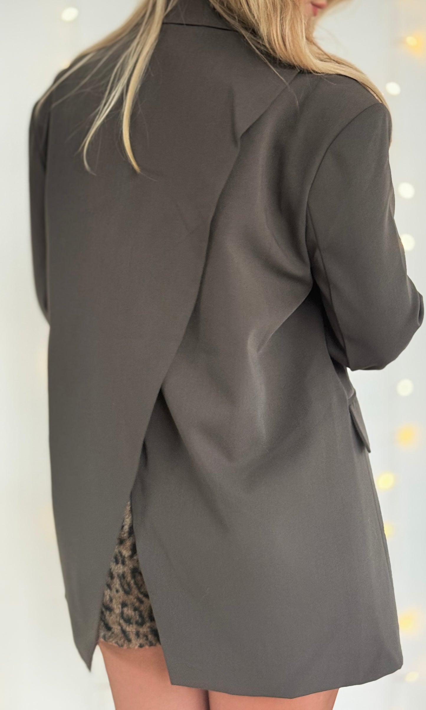 Blazer marron foncé MACCHIATO