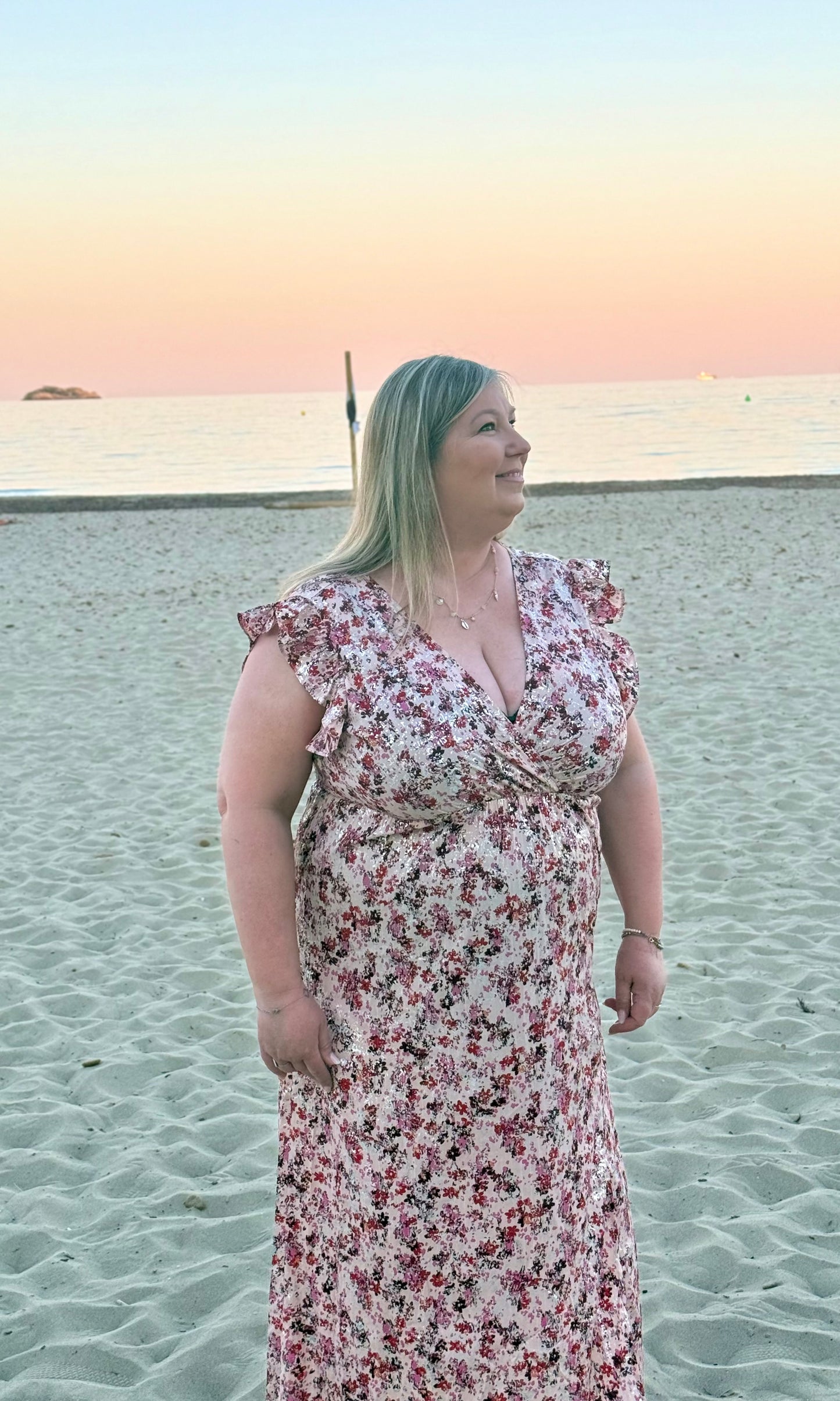 (CURVES) Robe longue ALINE