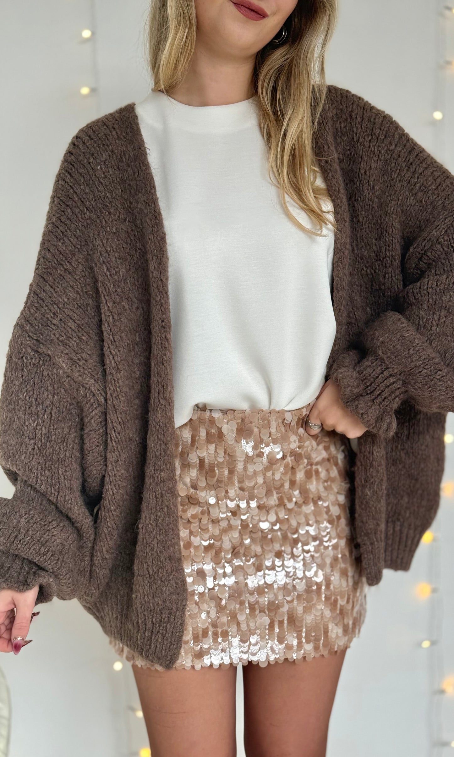 Gilet marron CAROLE 🇮🇹